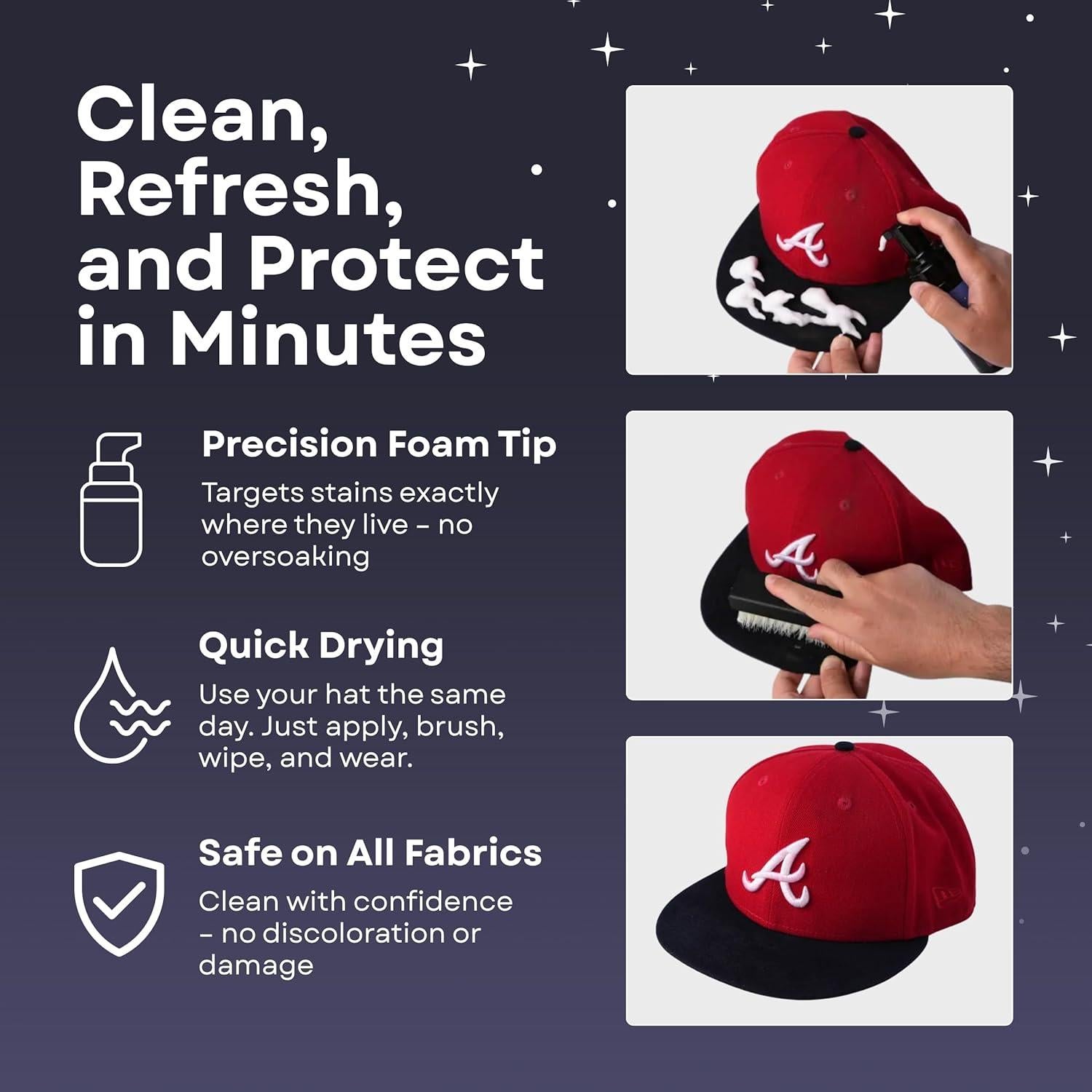 Kit de Limpieza de Sombreros Magical Cap Solutions - 4 Piezas