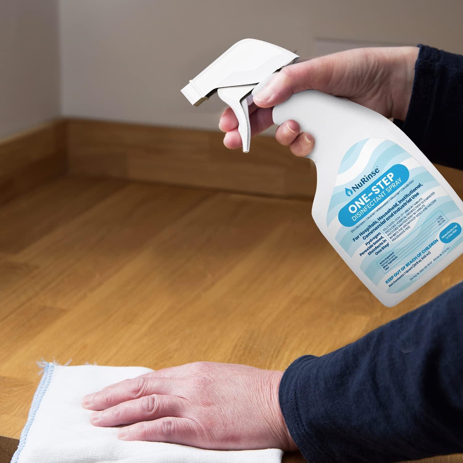 Spray Desinfectante Multiusos NuRinse 946 ml - Mata 99.9% Bacterias