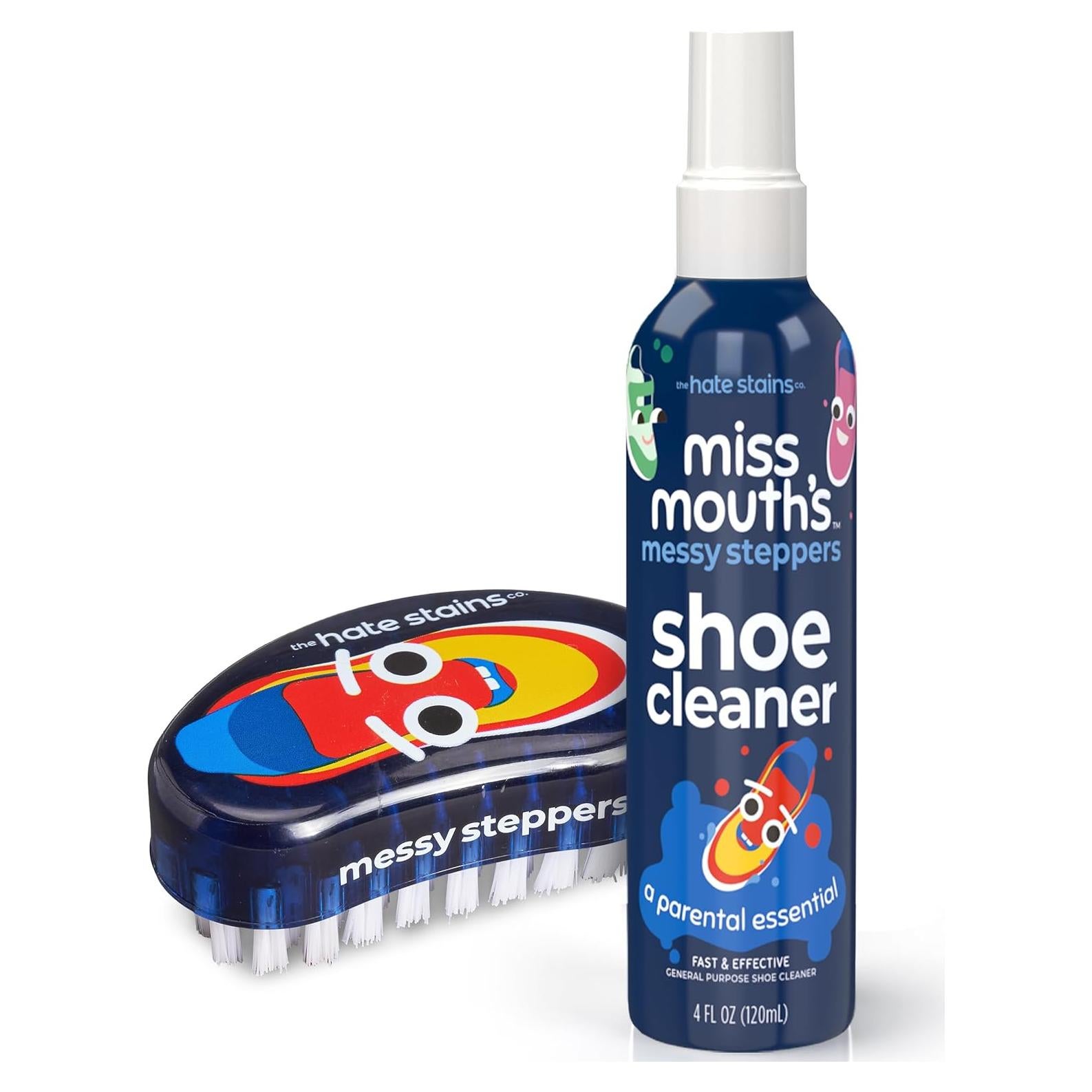 Limpiador de Zapatos Miss Mouth's Messy Steppers 118ml + Cepillo