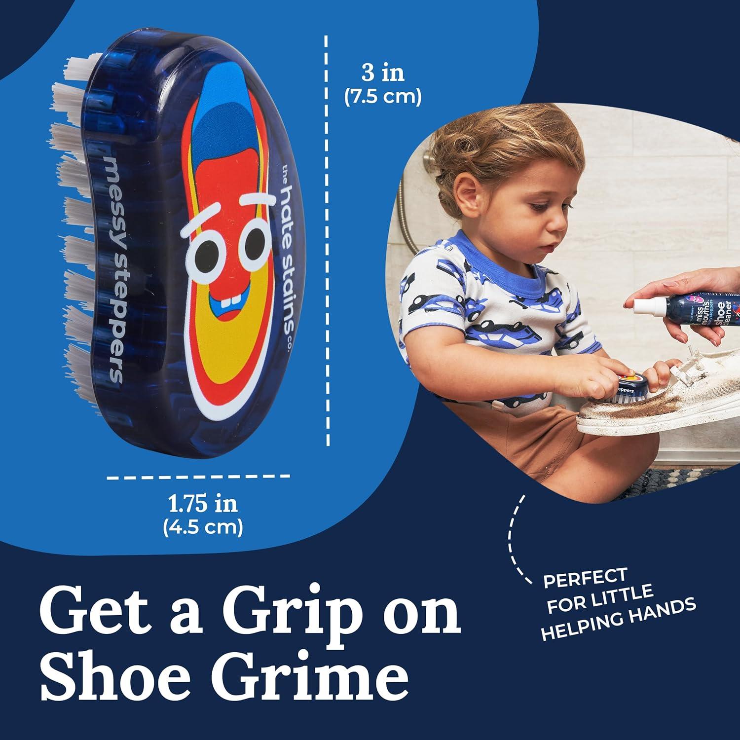 Limpiador de Zapatos Miss Mouth's Messy Steppers 118ml + Cepillo