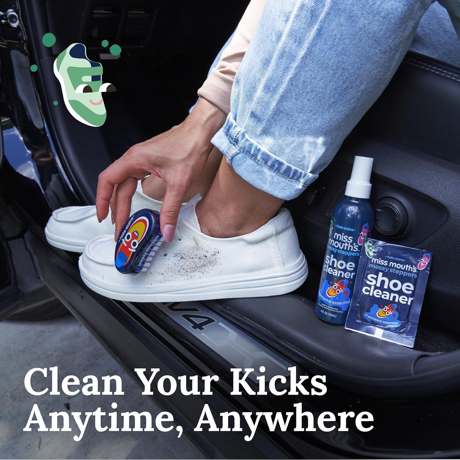 Limpiador de Zapatos Miss Mouth's Messy Steppers 118ml + Cepillo