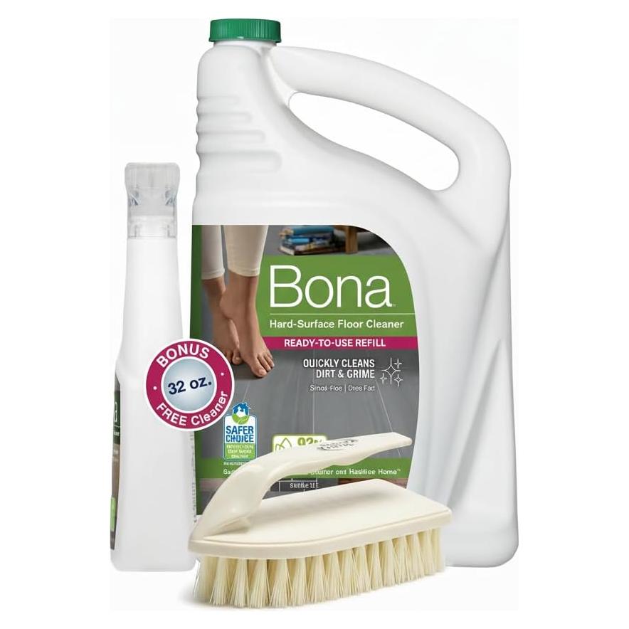 Kit de Limpieza Bristle Pistol + Limpiador Bona 128oz y 32oz