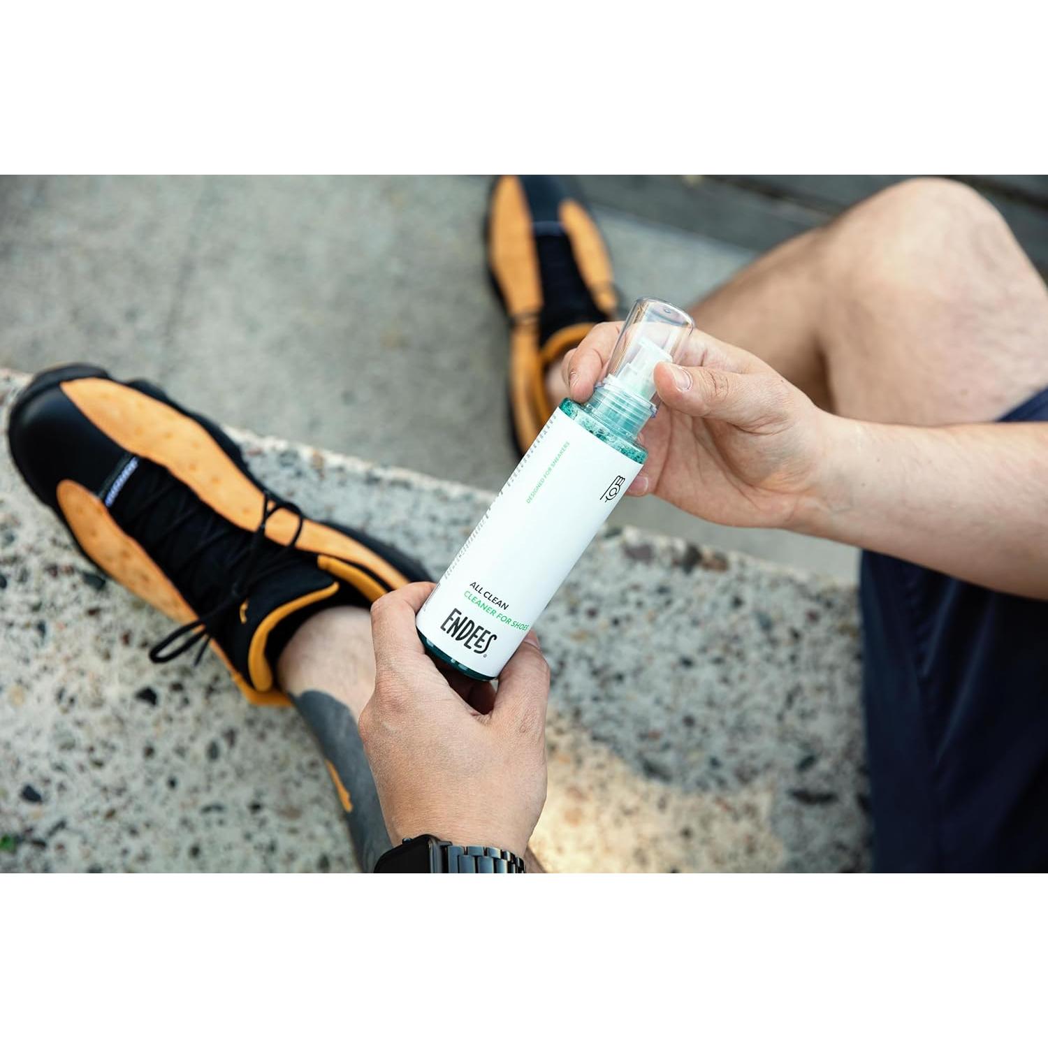 Limpiador de Zapatos Endees All Clean 200 ml - Espuma Ecológica