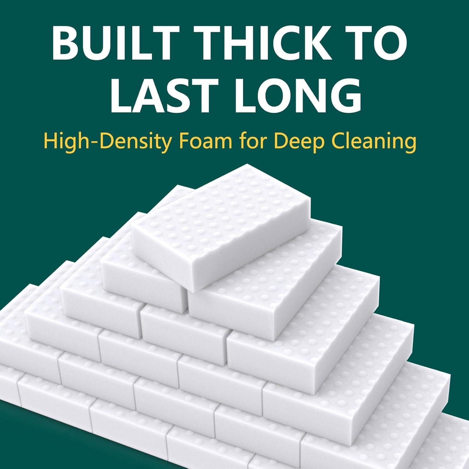 20 Esponjas Mágicas Borradoras Swiftower 10x6 cm Ecológicas