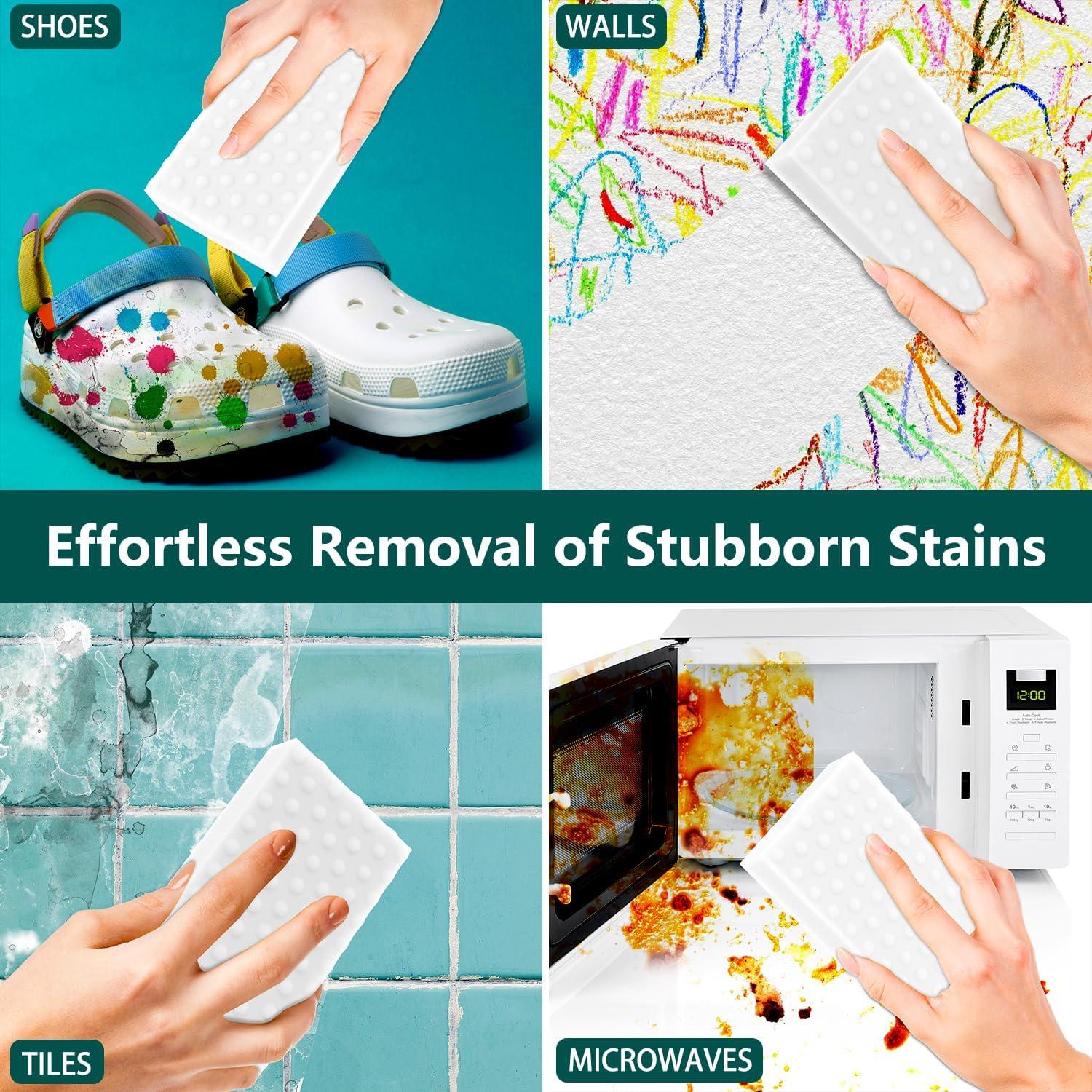 20 Esponjas Mágicas Borradoras Swiftower 10x6 cm Ecológicas