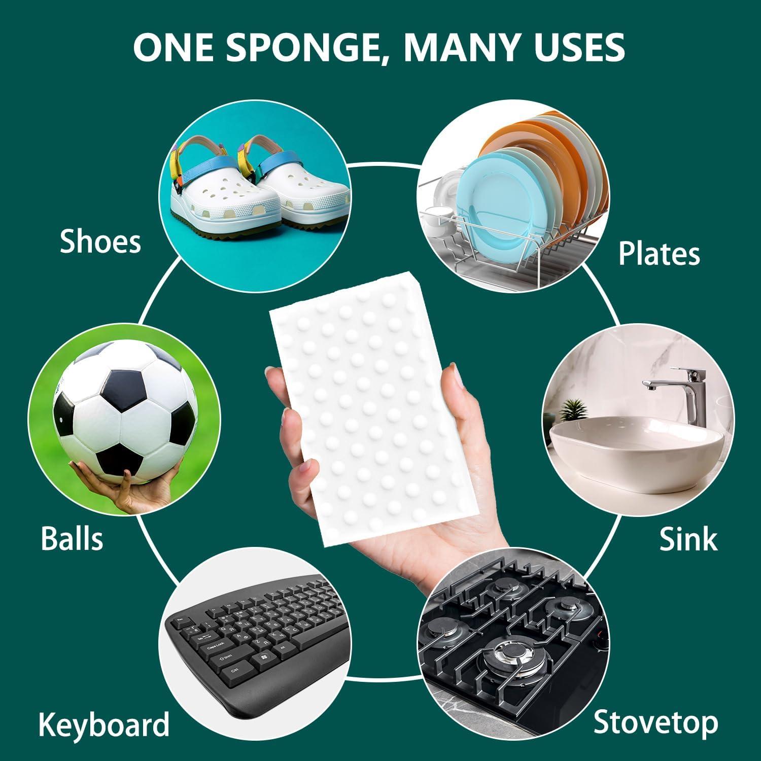 20 Esponjas Mágicas Borradoras Swiftower 10x6 cm Ecológicas