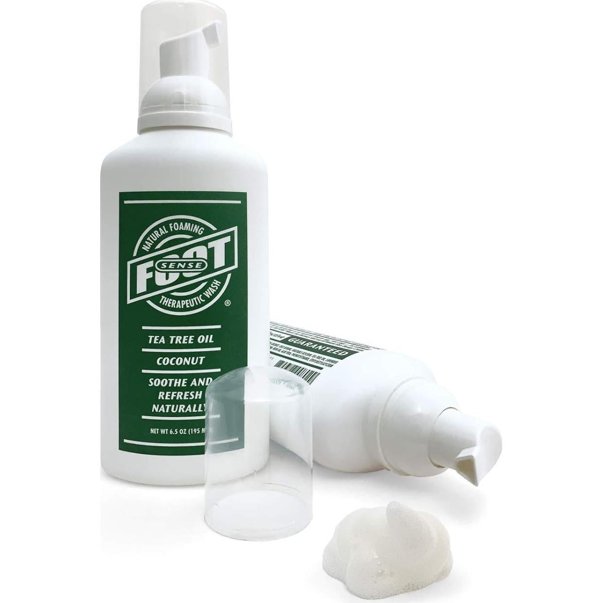 Jabón Espumoso Natural Foot Sense - 184g - Aceite de Árbol de Té