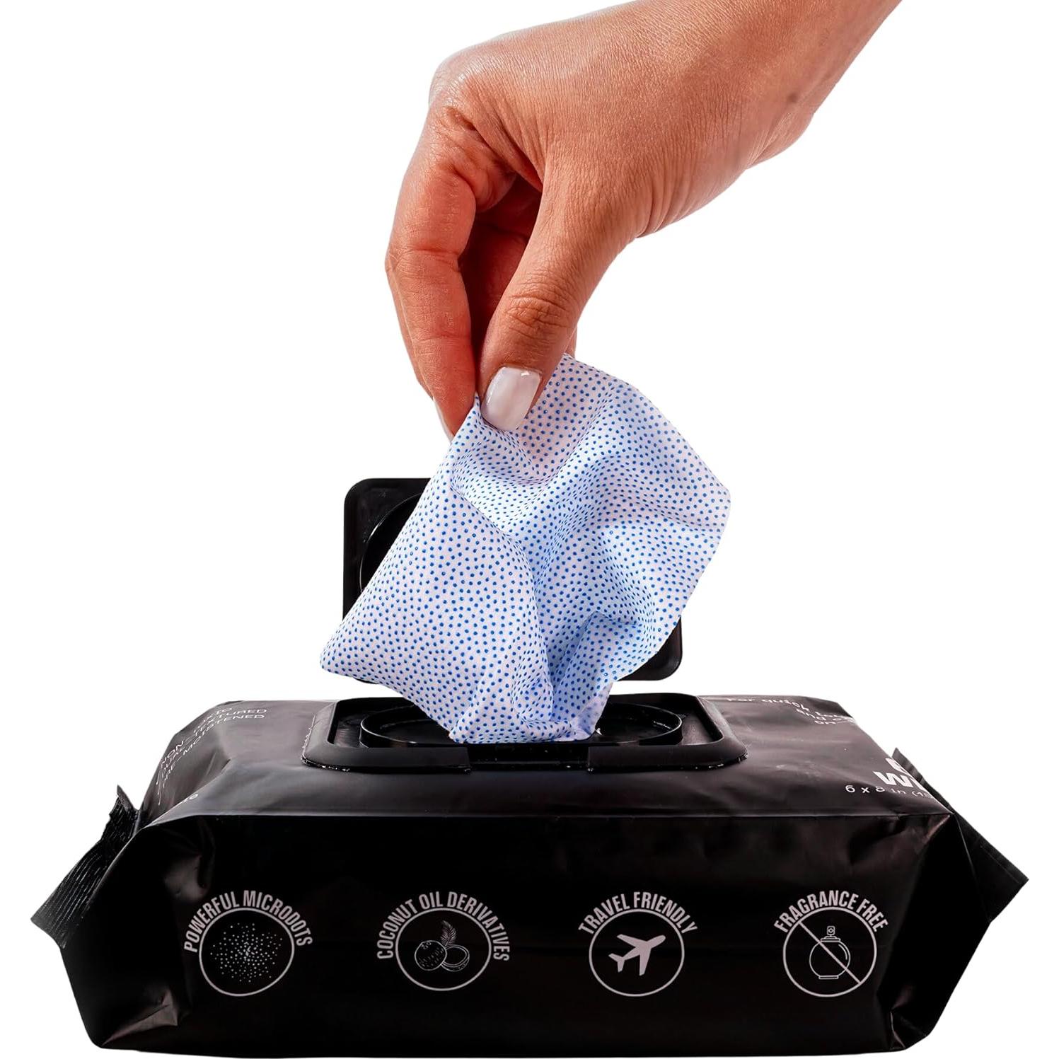 Toallitas Limpiadoras Shoozas - Paquete de 2 (60 Toallitas) para Zapatos