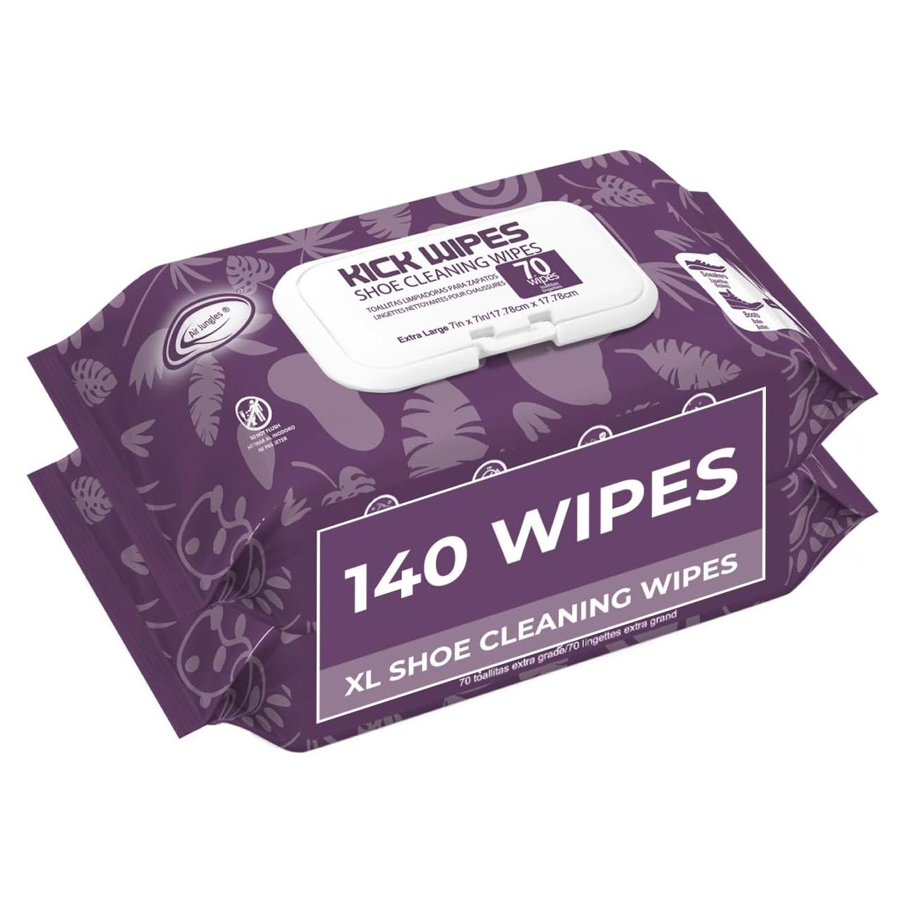 Toallitas de Limpieza Air Jungles 70 Unidades Doble Textura