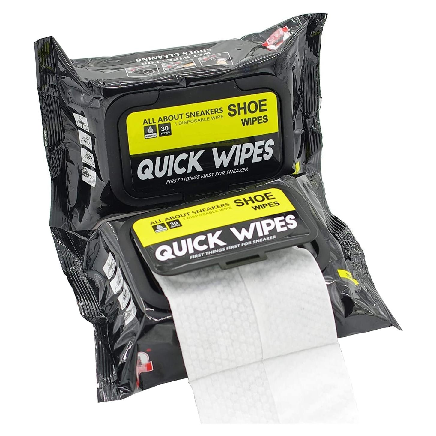 Toallitas Limpiadoras para Zapatos zEdx - Paquete de 2 (60 Pcs)