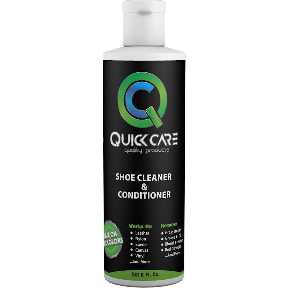 Kit de Limpieza de Zapatos QuickCare 236 ml con Cepillo y Esponja