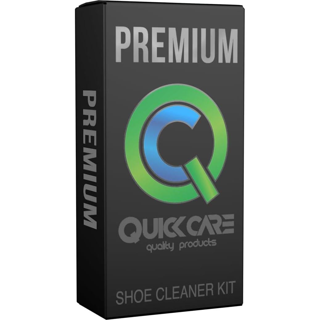 Kit de Limpieza de Zapatos QuickCare 236 ml con Cepillo y Esponja