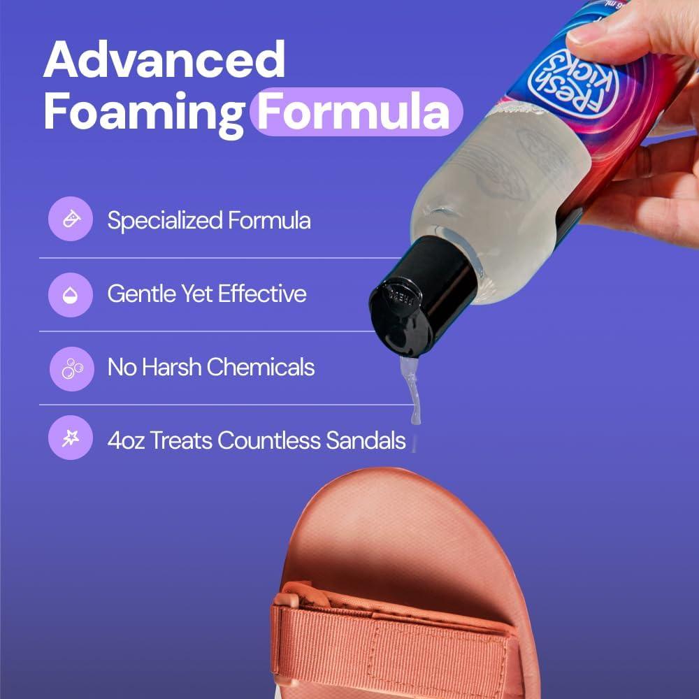 Kit de Limpieza de Sandalias FK-SANDAL-KIT - 4 oz, Cepillo y Paño