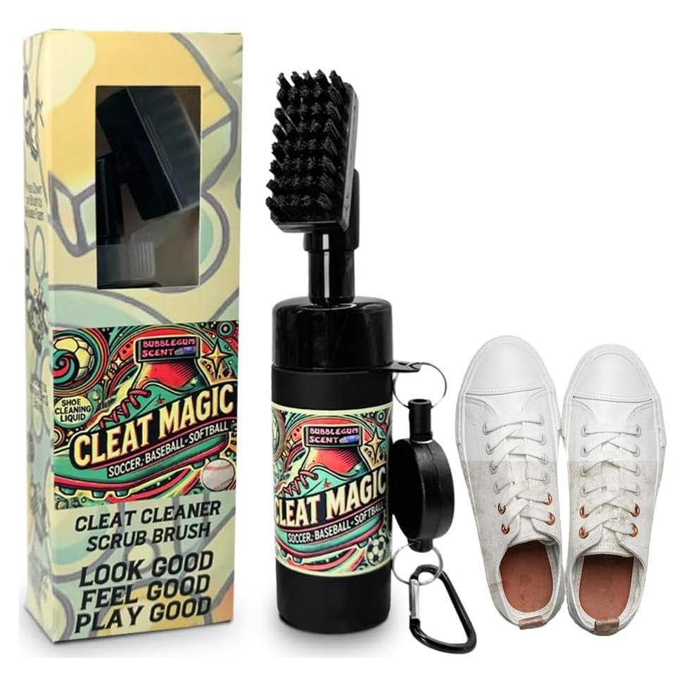 Kit de Limpieza de Zapatos Cleat Magic con Cepillo y Espuma