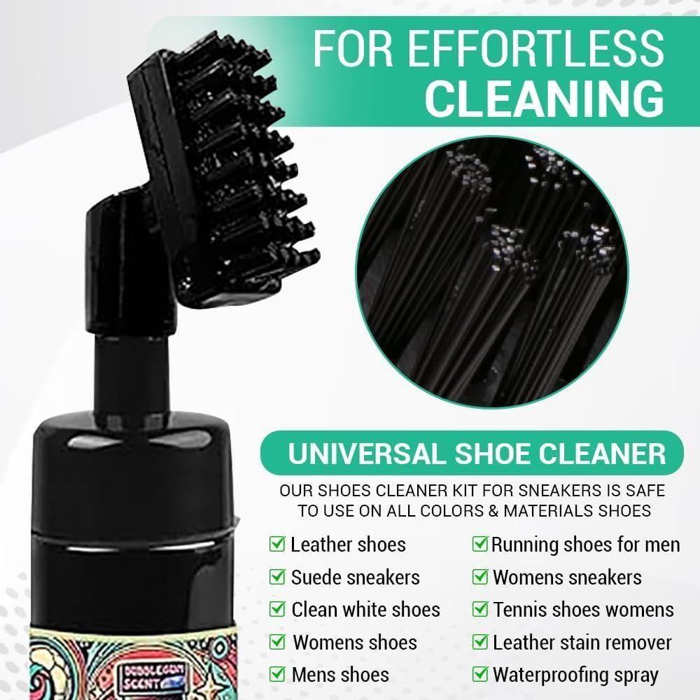Kit de Limpieza de Zapatos Cleat Magic con Cepillo y Espuma