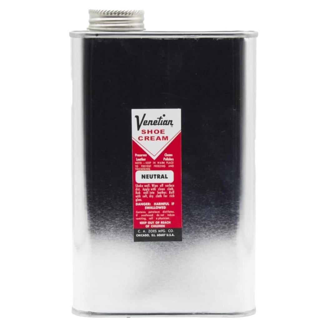 Crema para Zapatos Veneziana 32oz - Neutral, 100% Natural