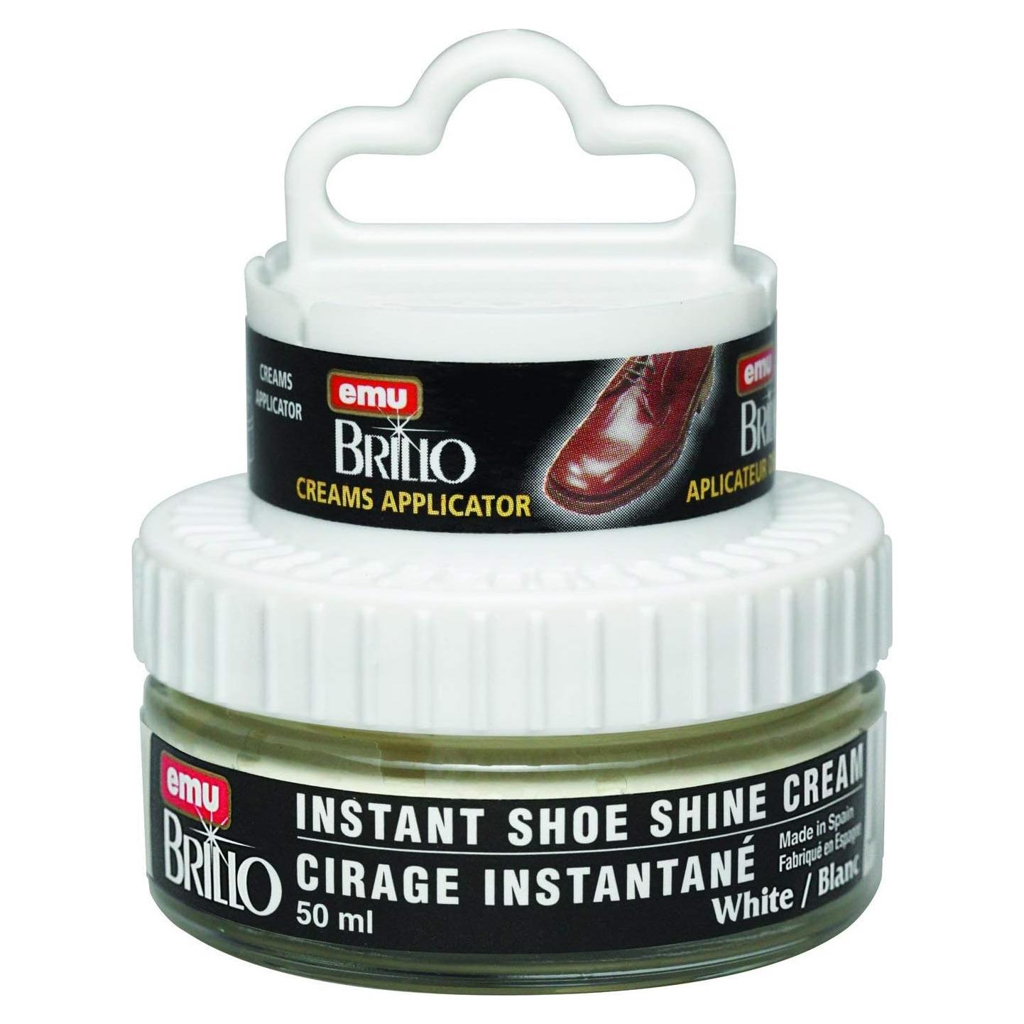 Kit de Crema para Brillar Zapatos Moneysworth 50ml Blanco