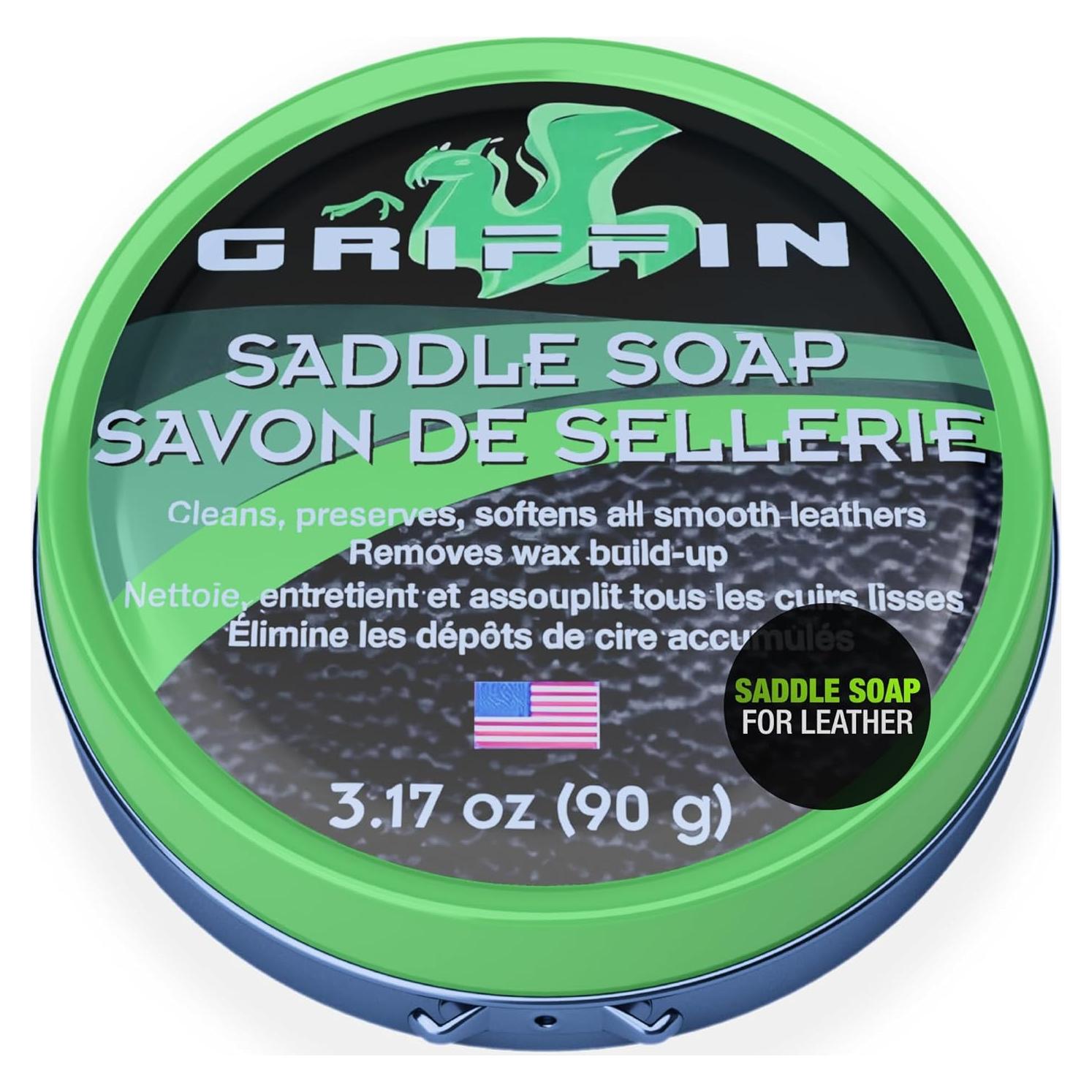 Jabón de Cuero Griffin 90g - Limpieza y Acondicionamiento