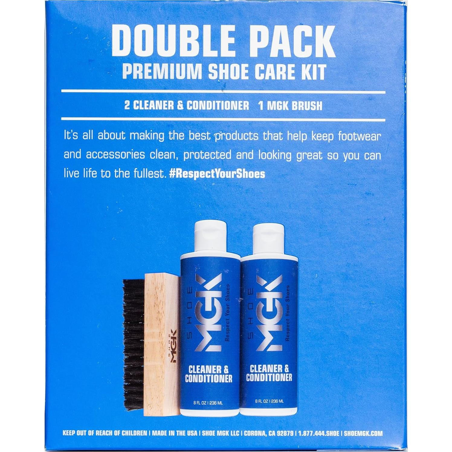 Kit de Limpieza Shoe MGK Doble XL - 2 Botellas 236.6 ml