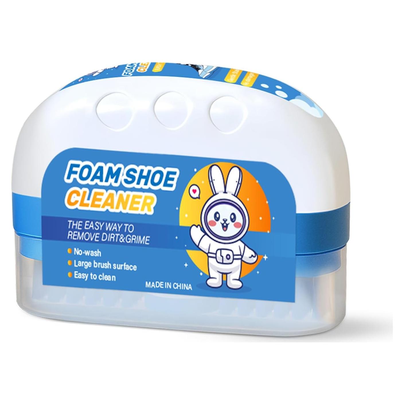 Kit Limpiador de Zapatos con Cepillo Integrado 120ml