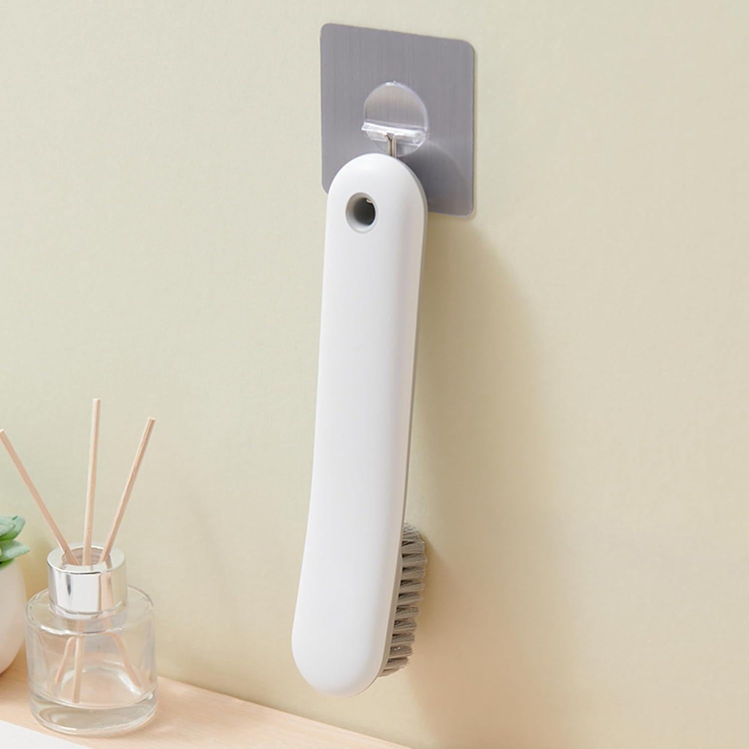 Paquete de 2 Cepillos de Fregar ZWCEGND Mango Largo 34.3cm