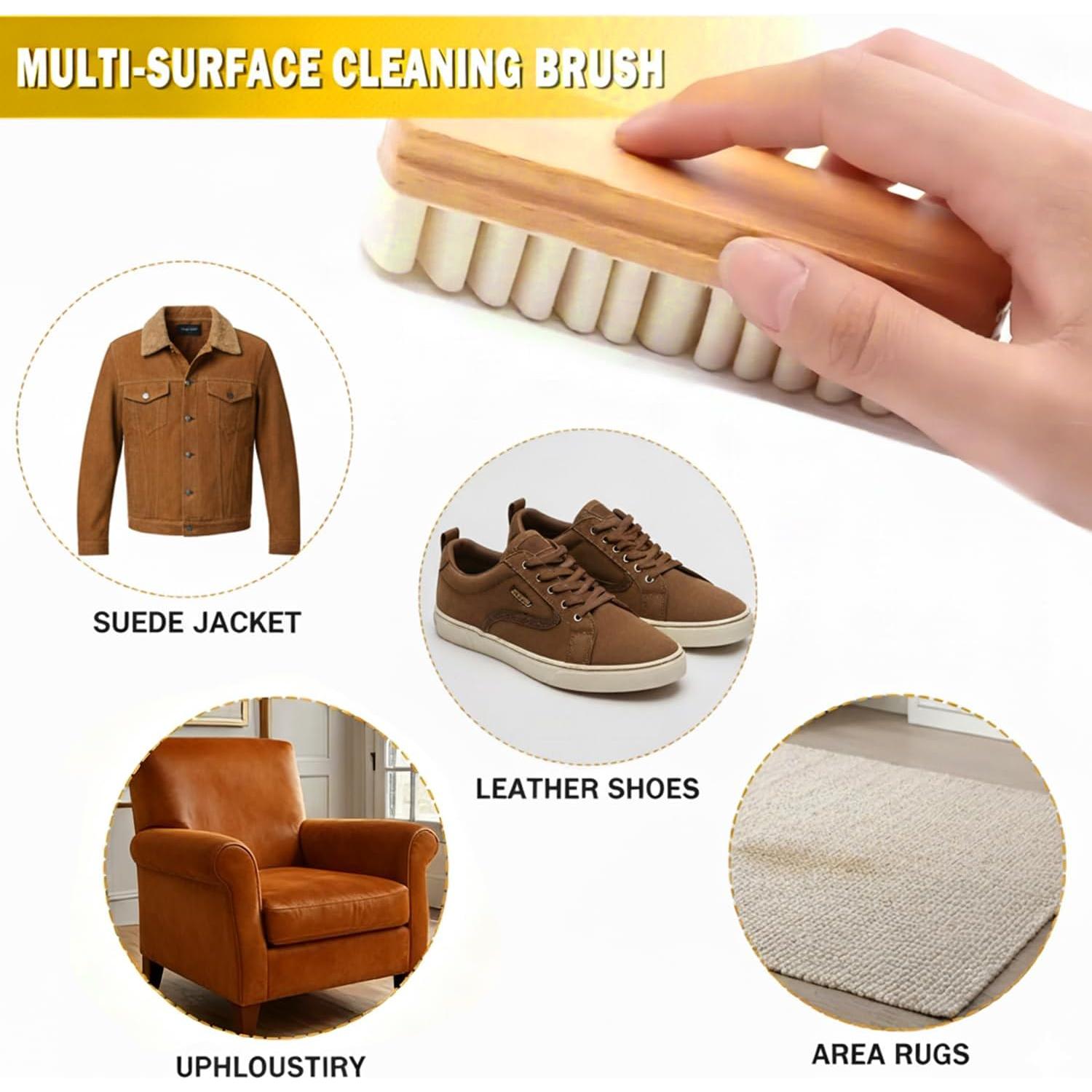 Juego de 2 Cepillos de Ante Repnalm para Limpiar Zapatos