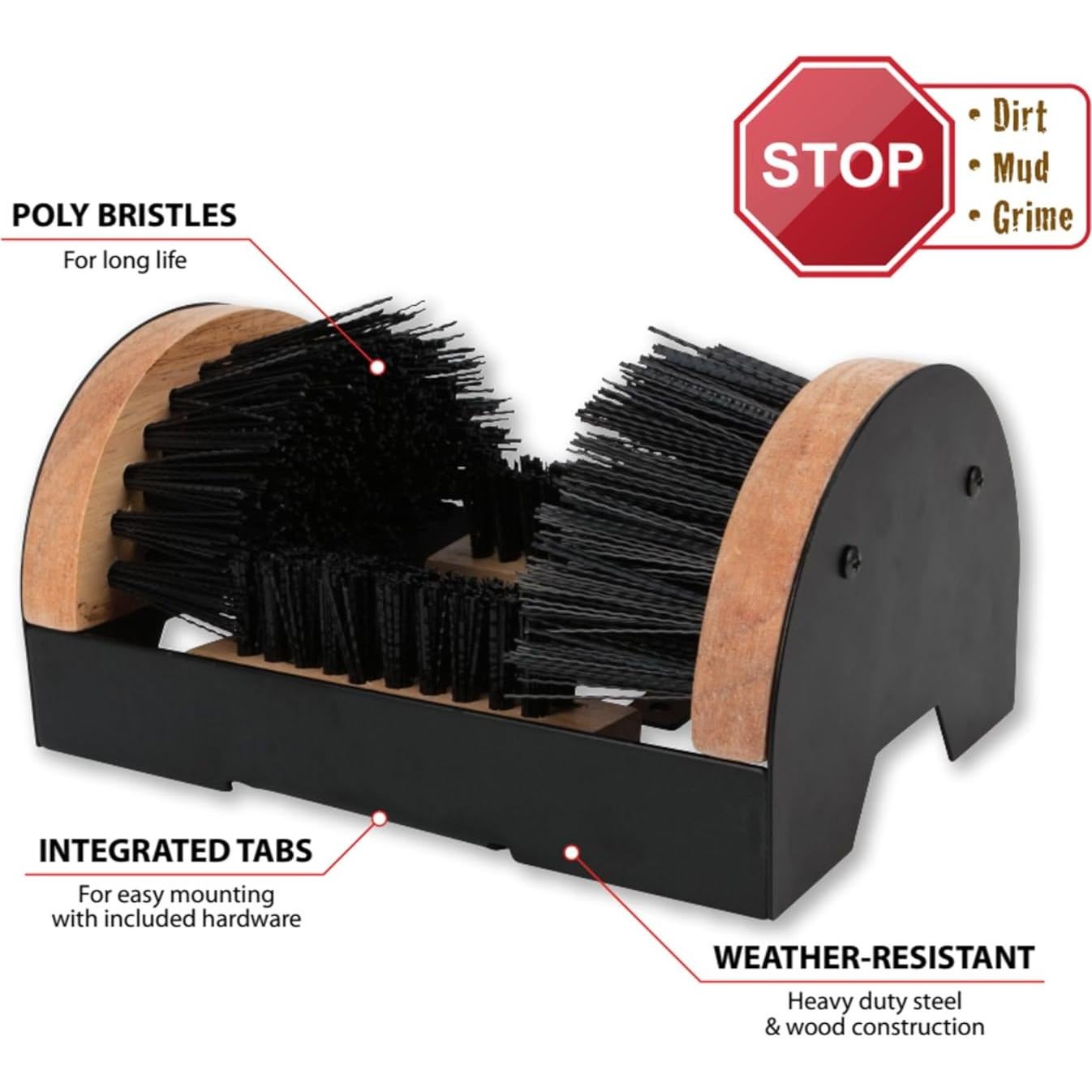 Limpiador de Cepillo para Botas Performance Tool W9451 20.3x10.2cm