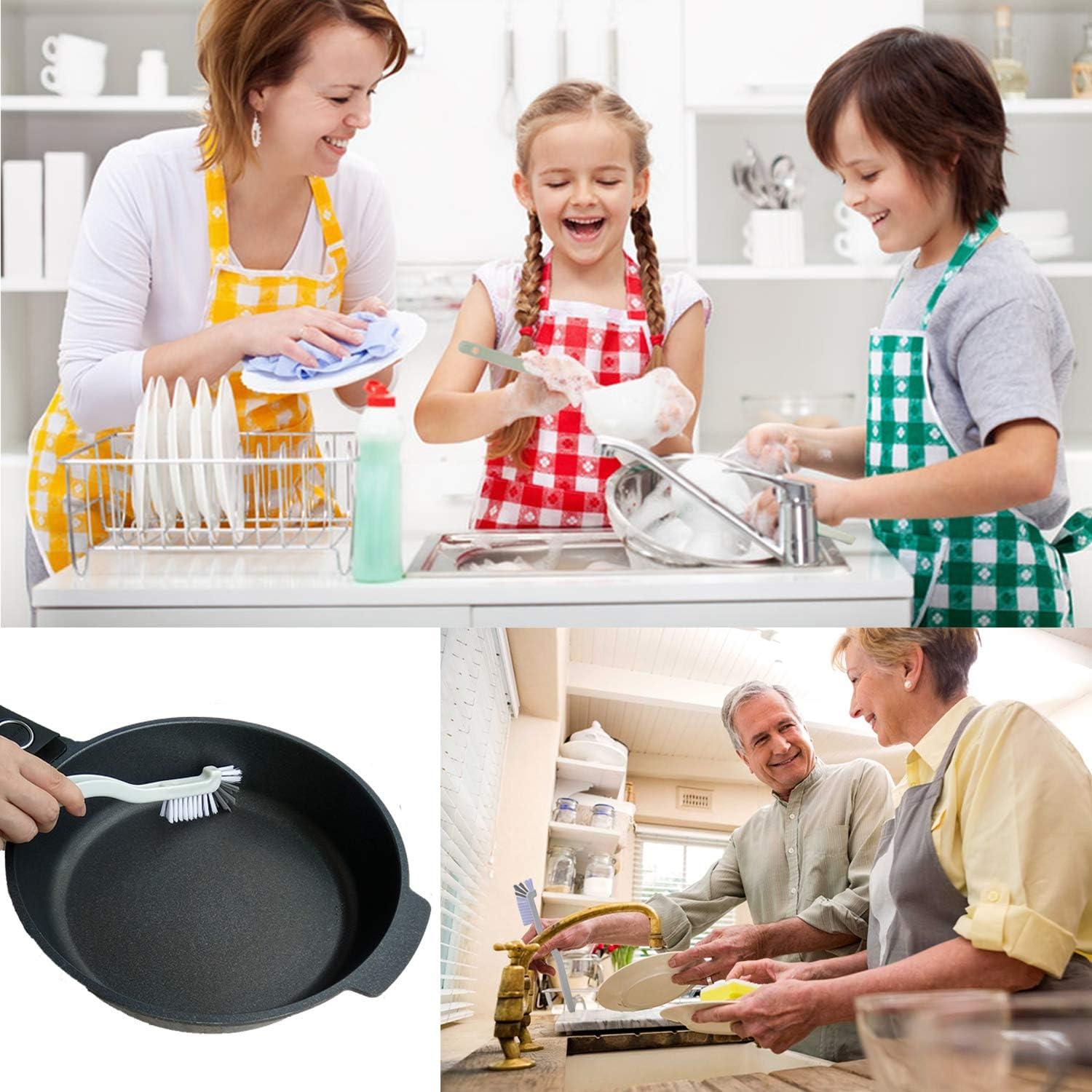 Juego de Cepillos de Limpieza AncBace - 4 Piezas Nylon