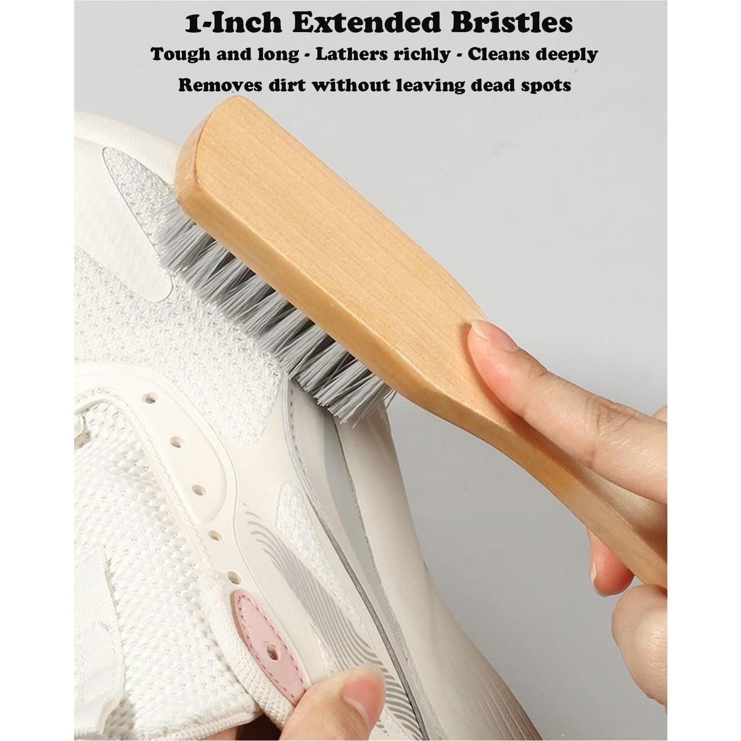 Juego de Cepillos de Limpieza Ganganmax - Mango Madera 2 Piezas