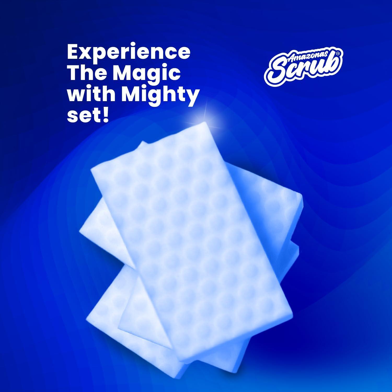 Paquete de 18 Esponjas Mágicas Amazonas Scrub - Limpieza Ecológica