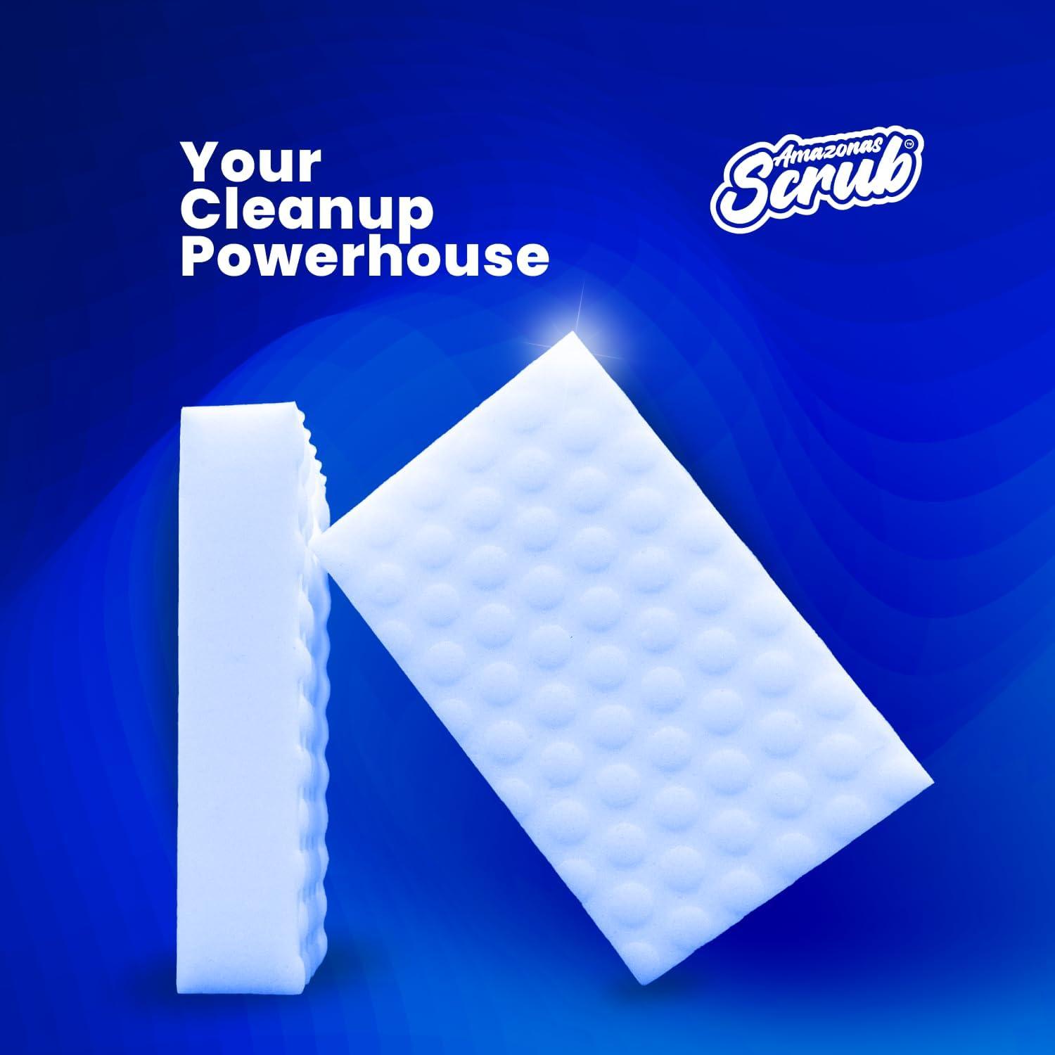 Paquete de 18 Esponjas Mágicas Amazonas Scrub - Limpieza Ecológica