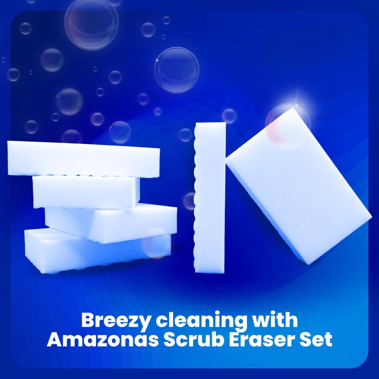 Paquete de 18 Esponjas Mágicas Amazonas Scrub - Limpieza Ecológica