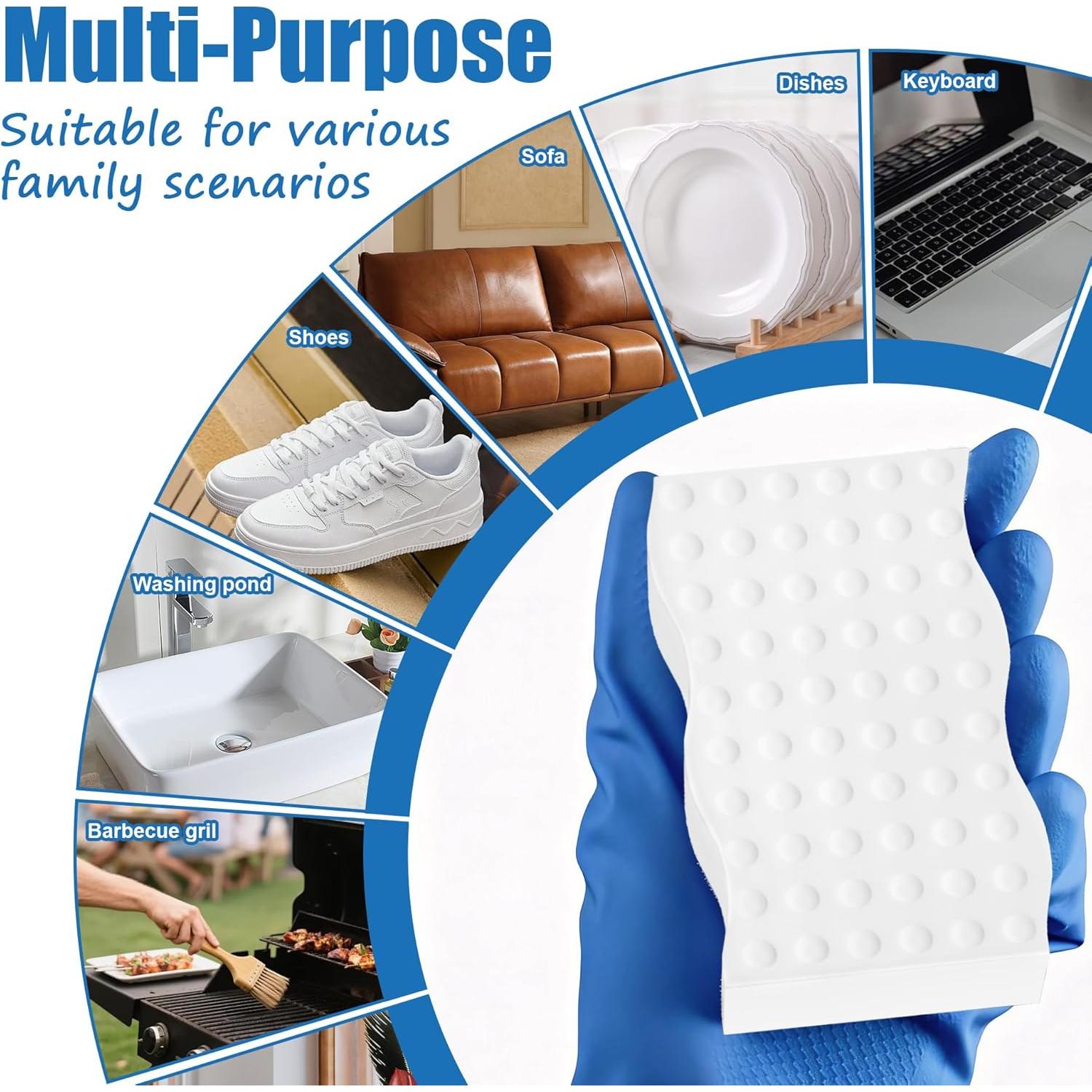 30 Esponjas Mágicas Kickleen para Limpieza Ecológica