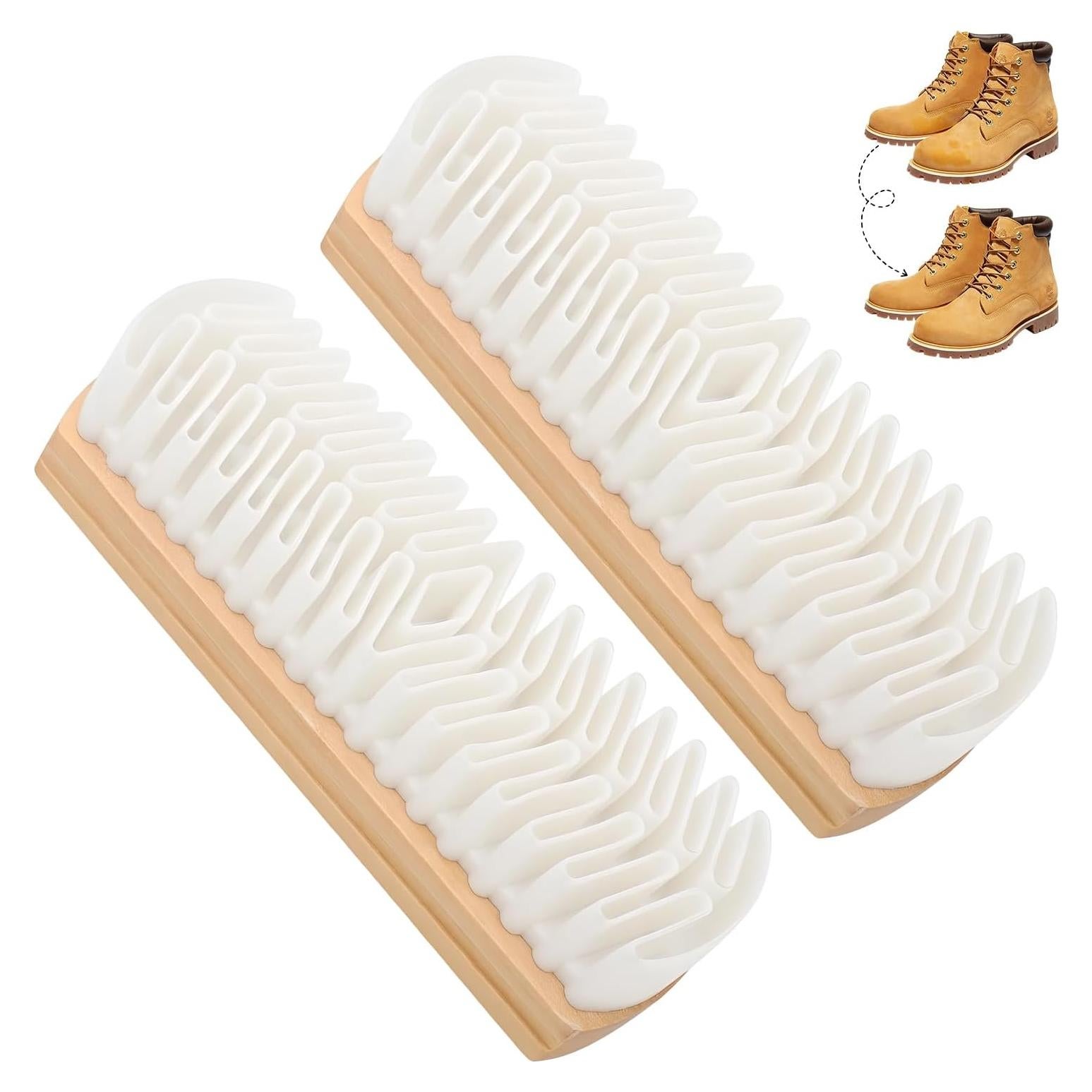 Cepillo y Borrador de Ante Genérico 2 Piezas para Zapatos