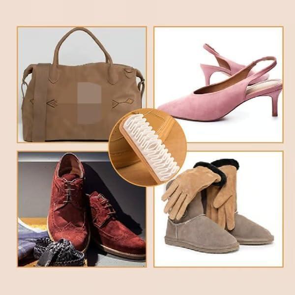 Cepillos de Zapatos de Goma 2-en-1 Livalur - Paquete Doble