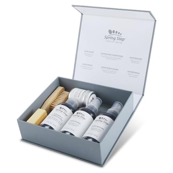 Kit de limpieza y cuidado de zapatos Spring Step - 6 productos