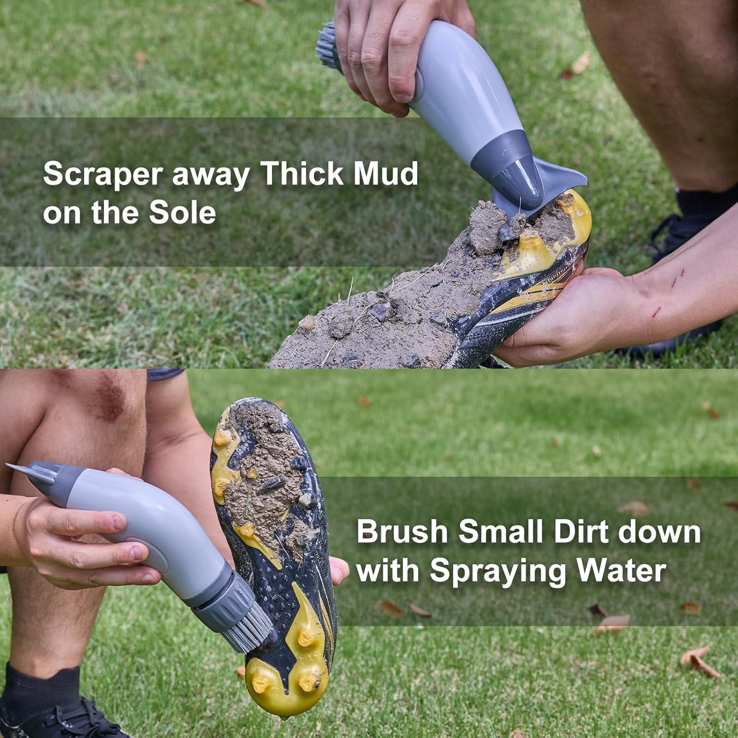 Kit de Limpieza de Botas Mitclear - Cepillo y Raspador