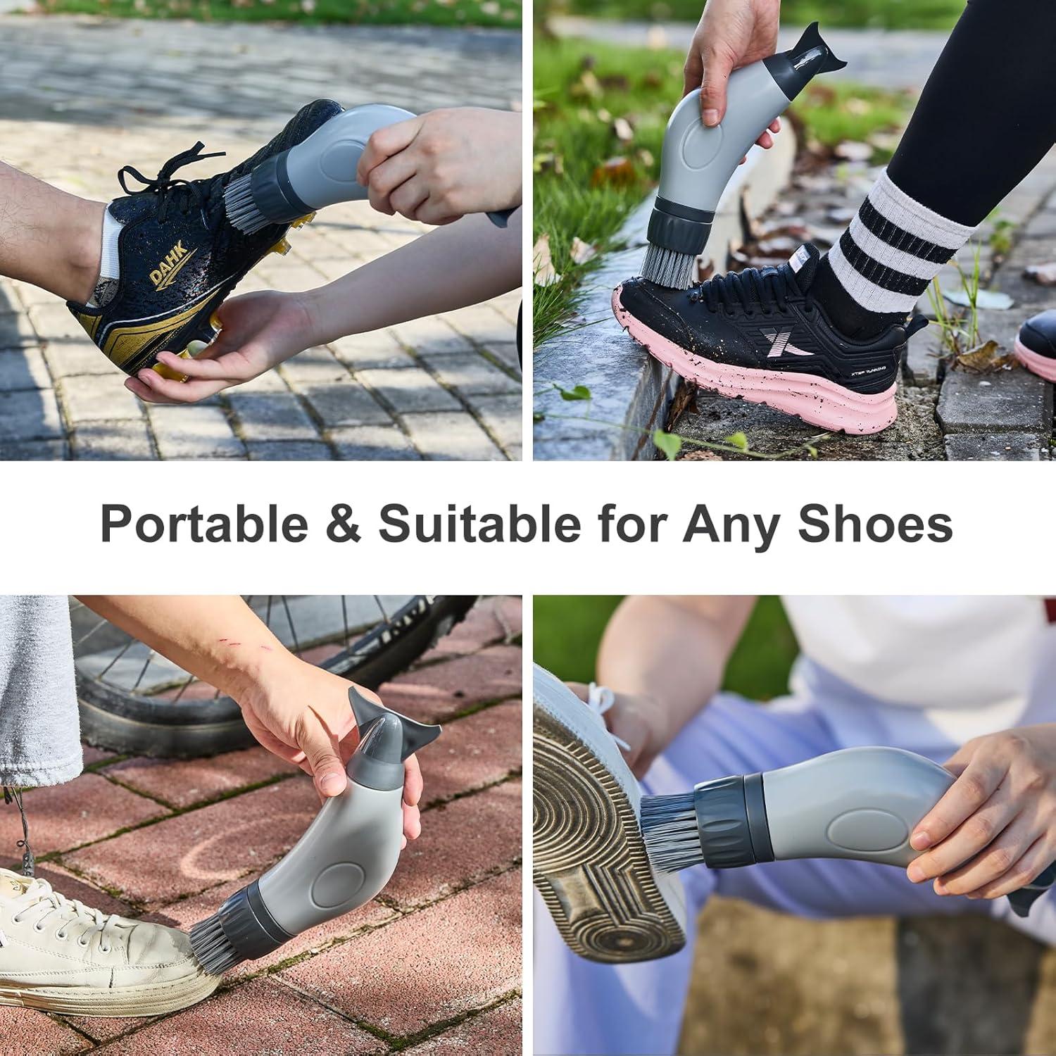 Kit de Limpieza de Botas Mitclear - Cepillo y Raspador