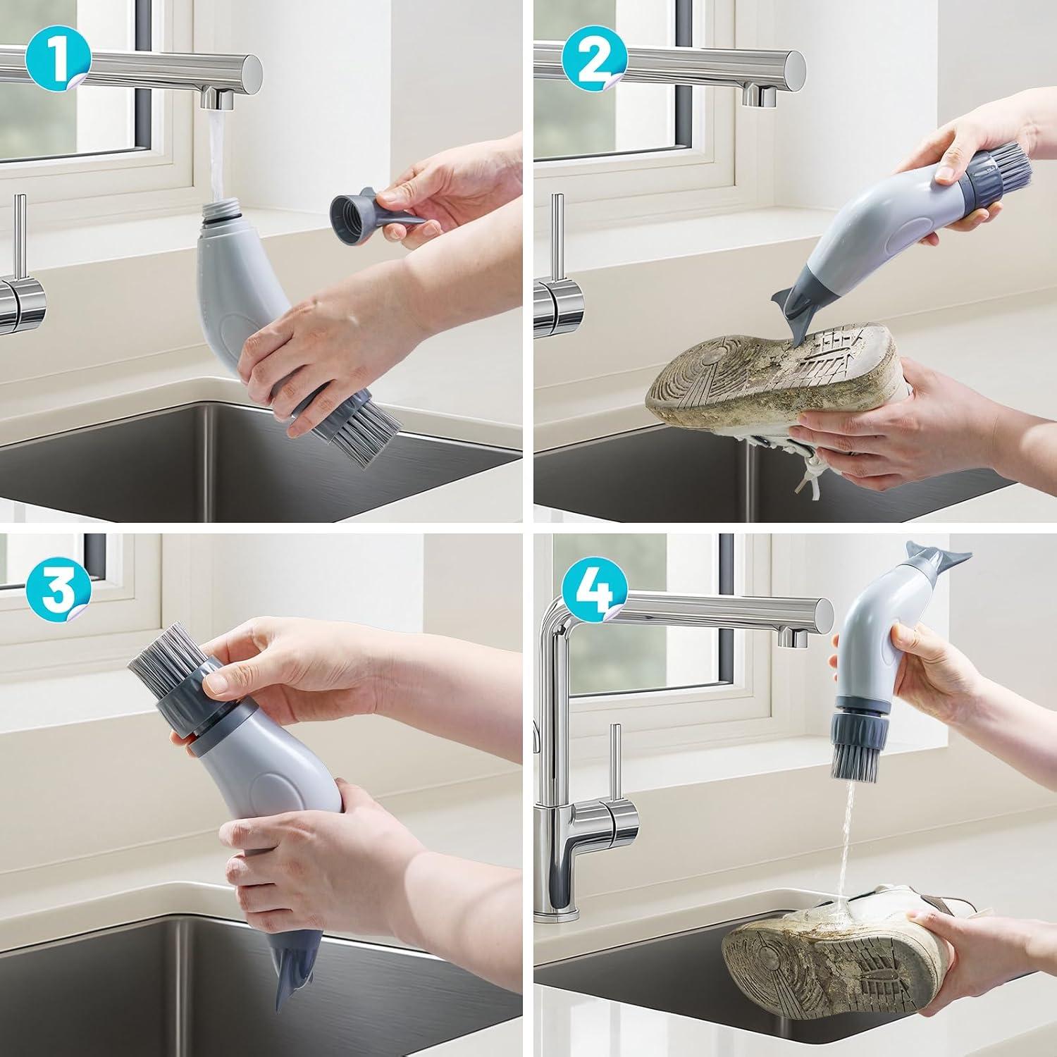 Kit de Limpieza de Botas Mitclear - Cepillo y Raspador