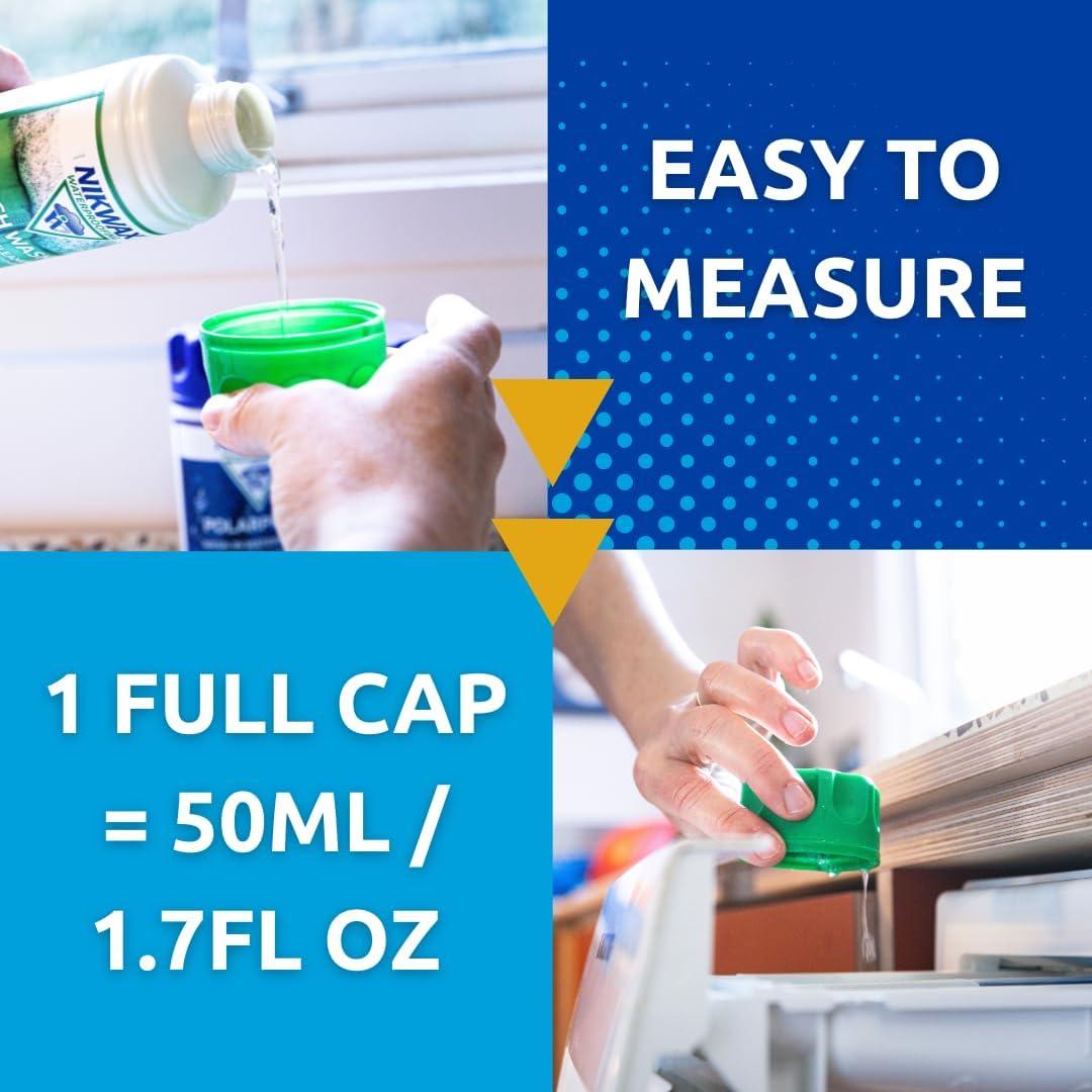 Nikwax Tech Wash 1000 ml - Limpiador para Ropa Técnica Impermeable