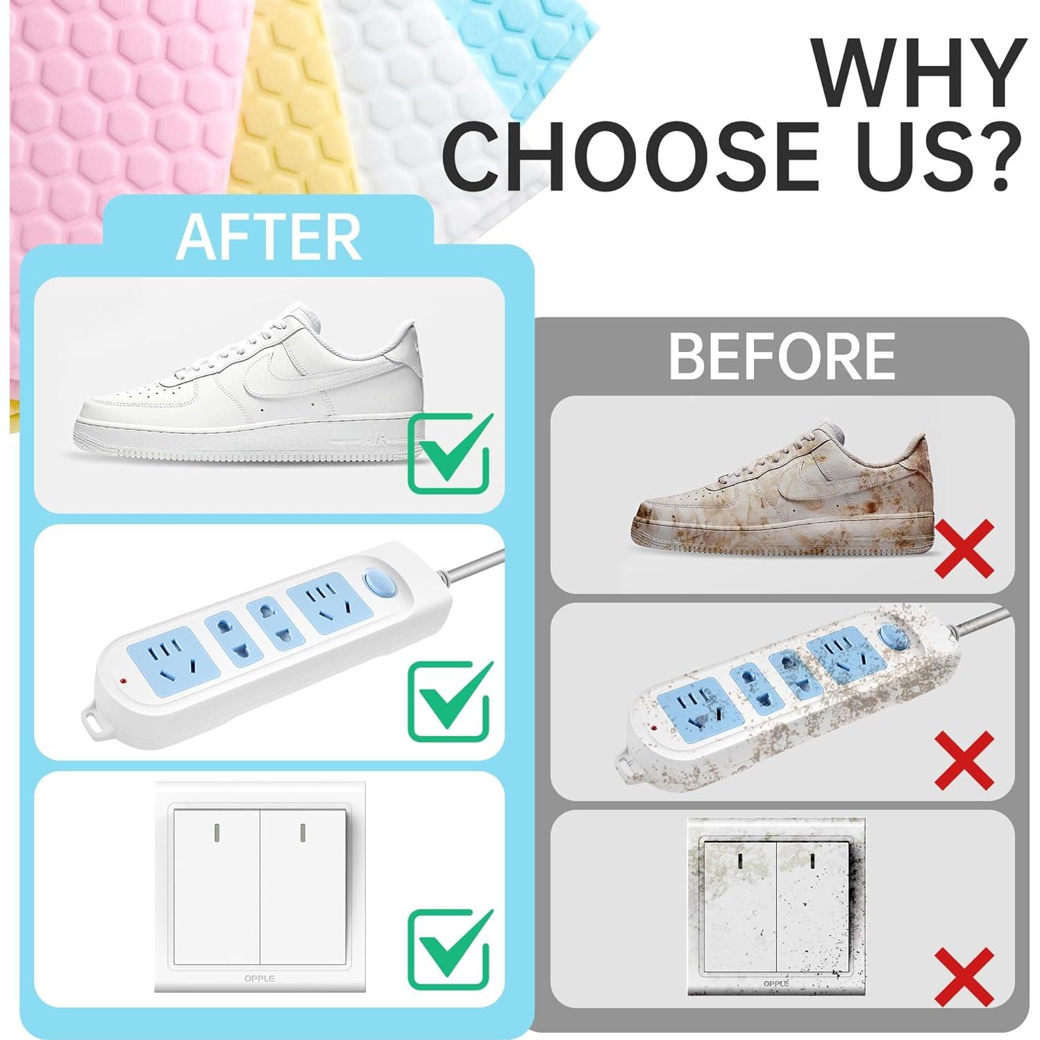 Paquete de 20 Hojas de Borrador Mágico Derloyo 17.94x17.94 cm