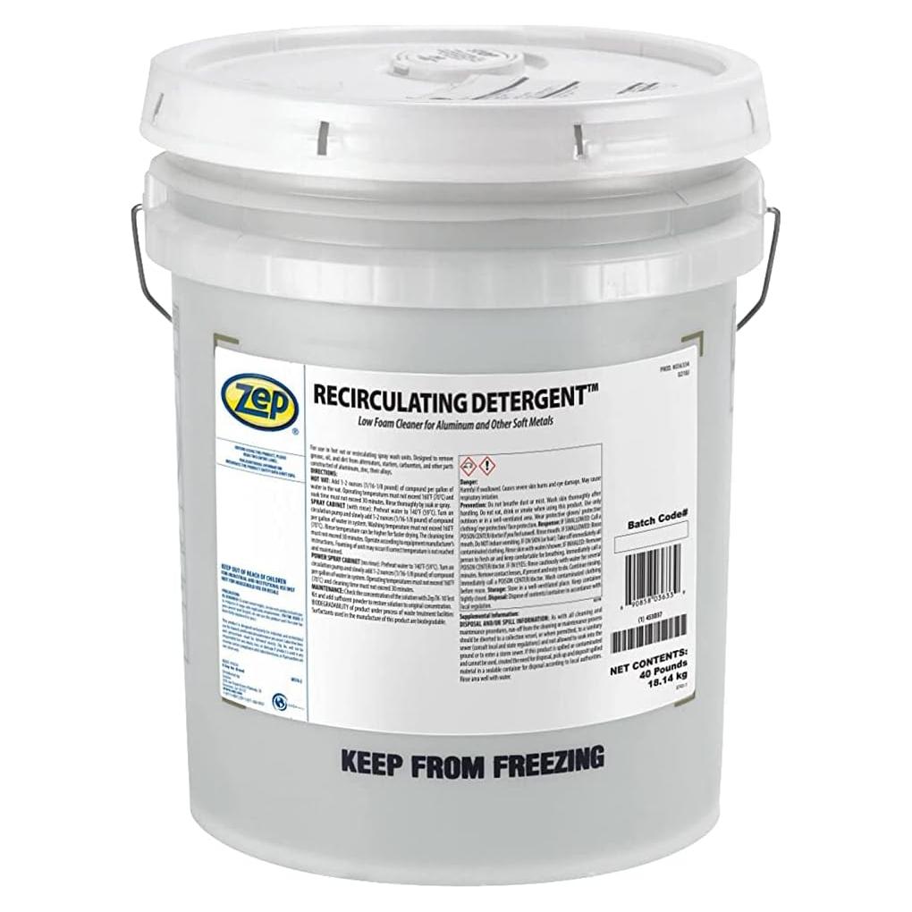 Detergente en Polvo Zep 18.14 kg - Limpiador Alcalino Biodegradable