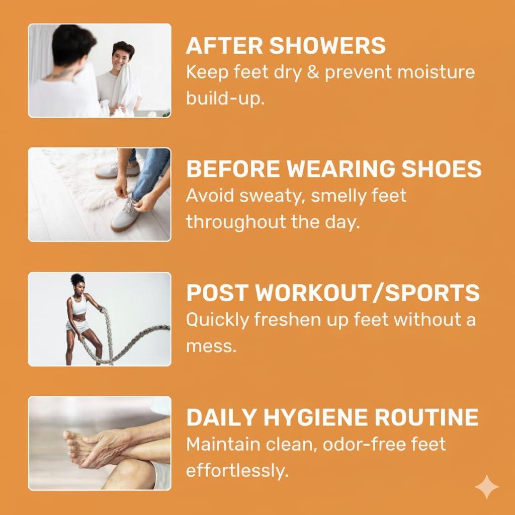 Estuche Aplicador de Polvo para Pies Foot Powder Pro - Sin Desorden