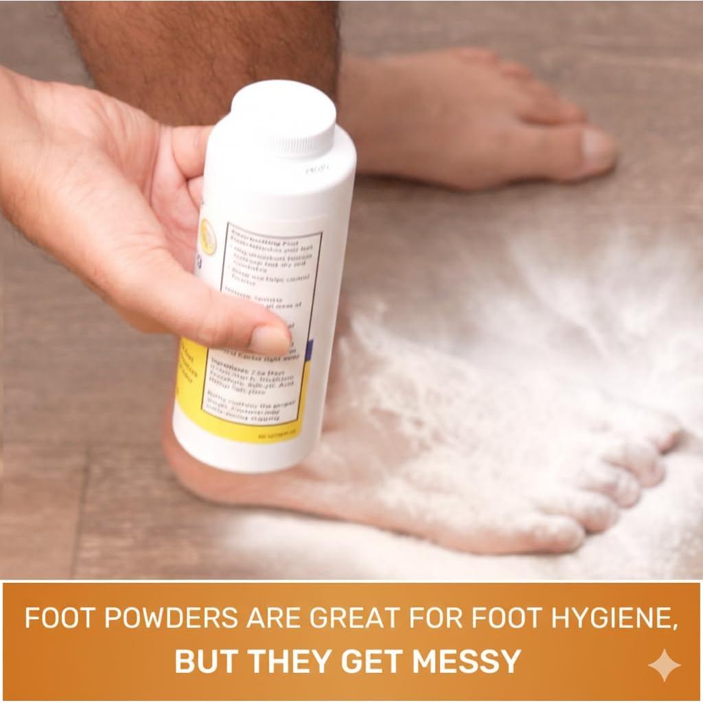 Estuche Aplicador de Polvo para Pies Foot Powder Pro - Sin Desorden
