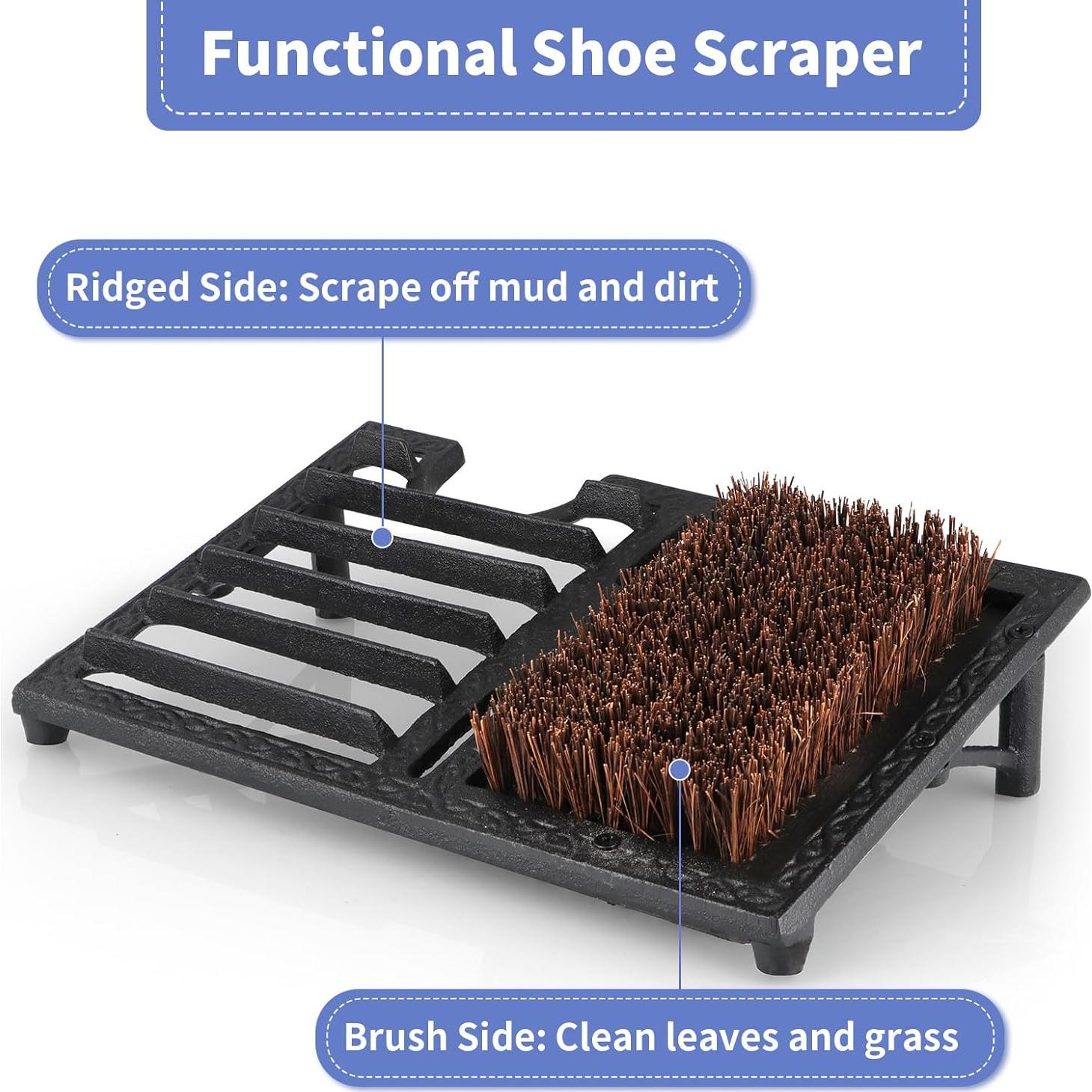 Cepillo Limpiador de Botas MOLIGOU de Hierro Fundido 33cm