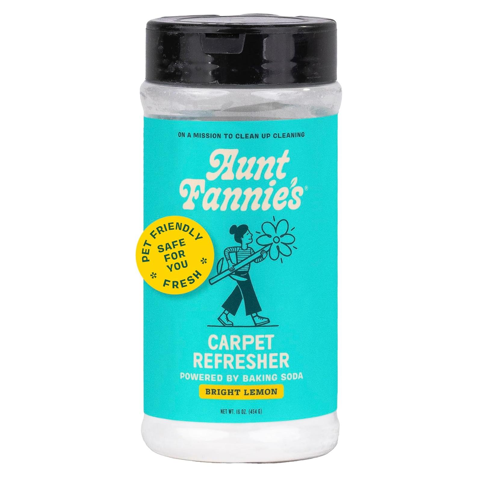 Desodorante Natural para Alfombras Tía Fannie 16 Oz Limón