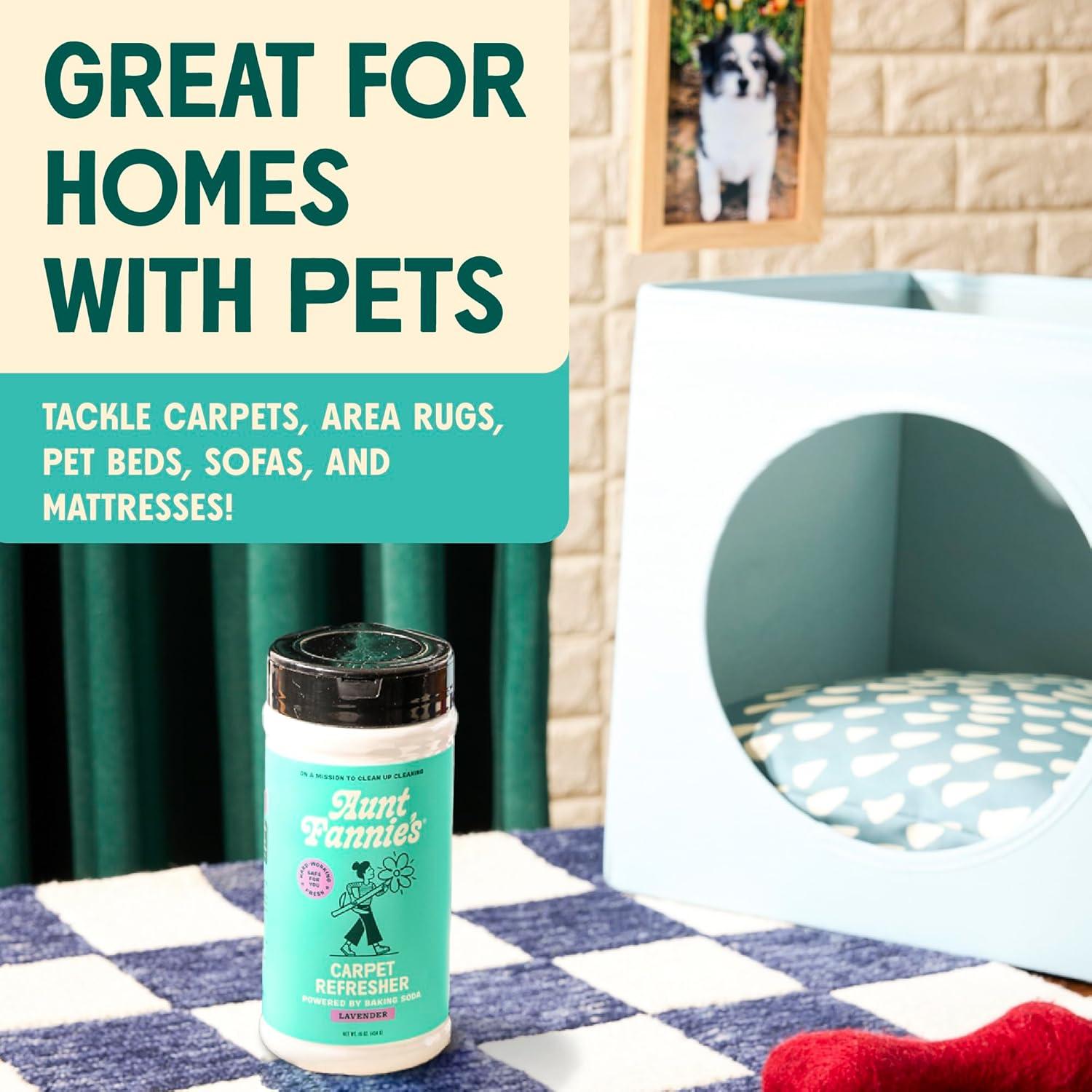 Desodorante Natural para Alfombras Tía Fannie 16 Oz Limón