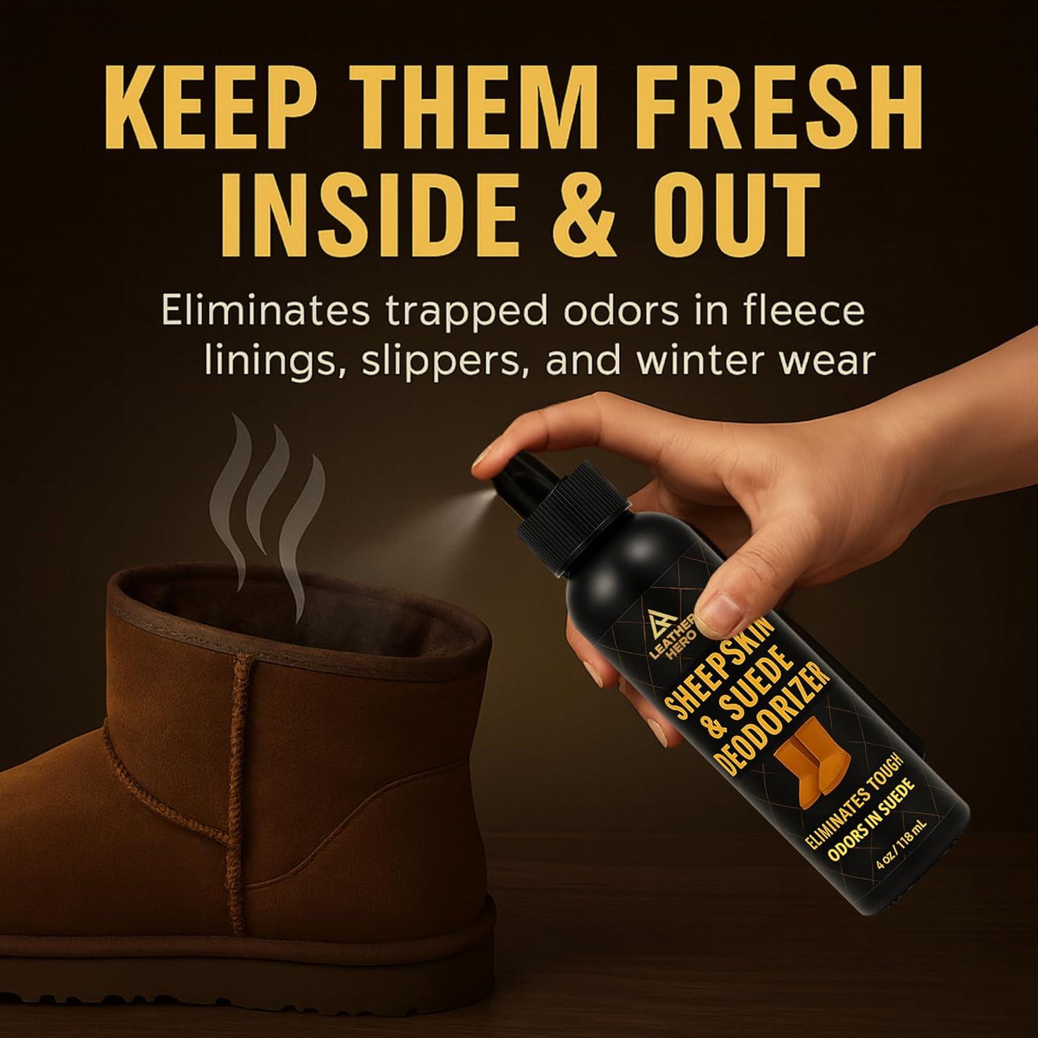 Kit de Limpieza Leather Hero para Suede y Piel de Oveja - 7 Piezas