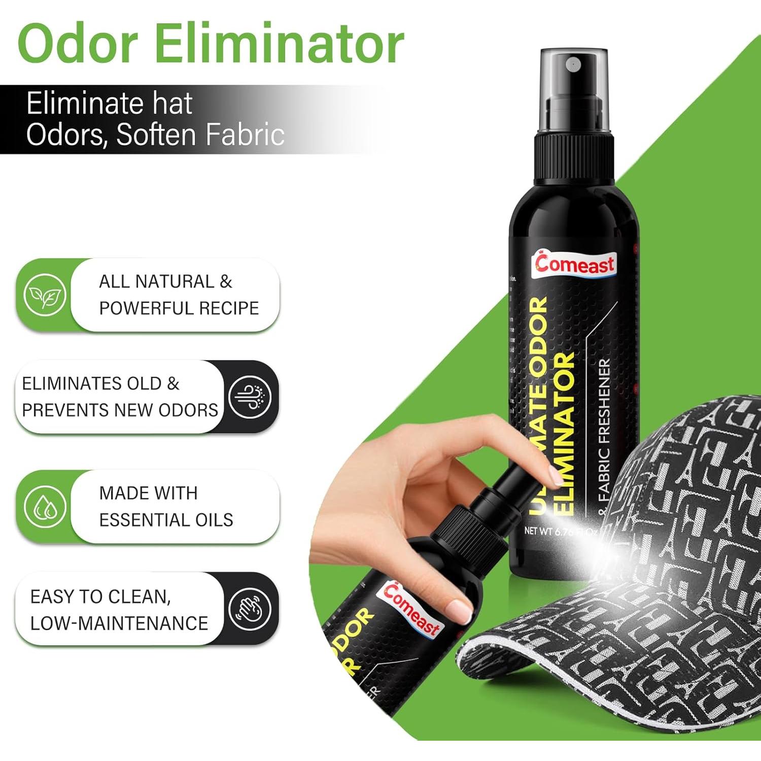 Kit de Limpieza de Sombreros Comeast con Cepillo y Desodorante