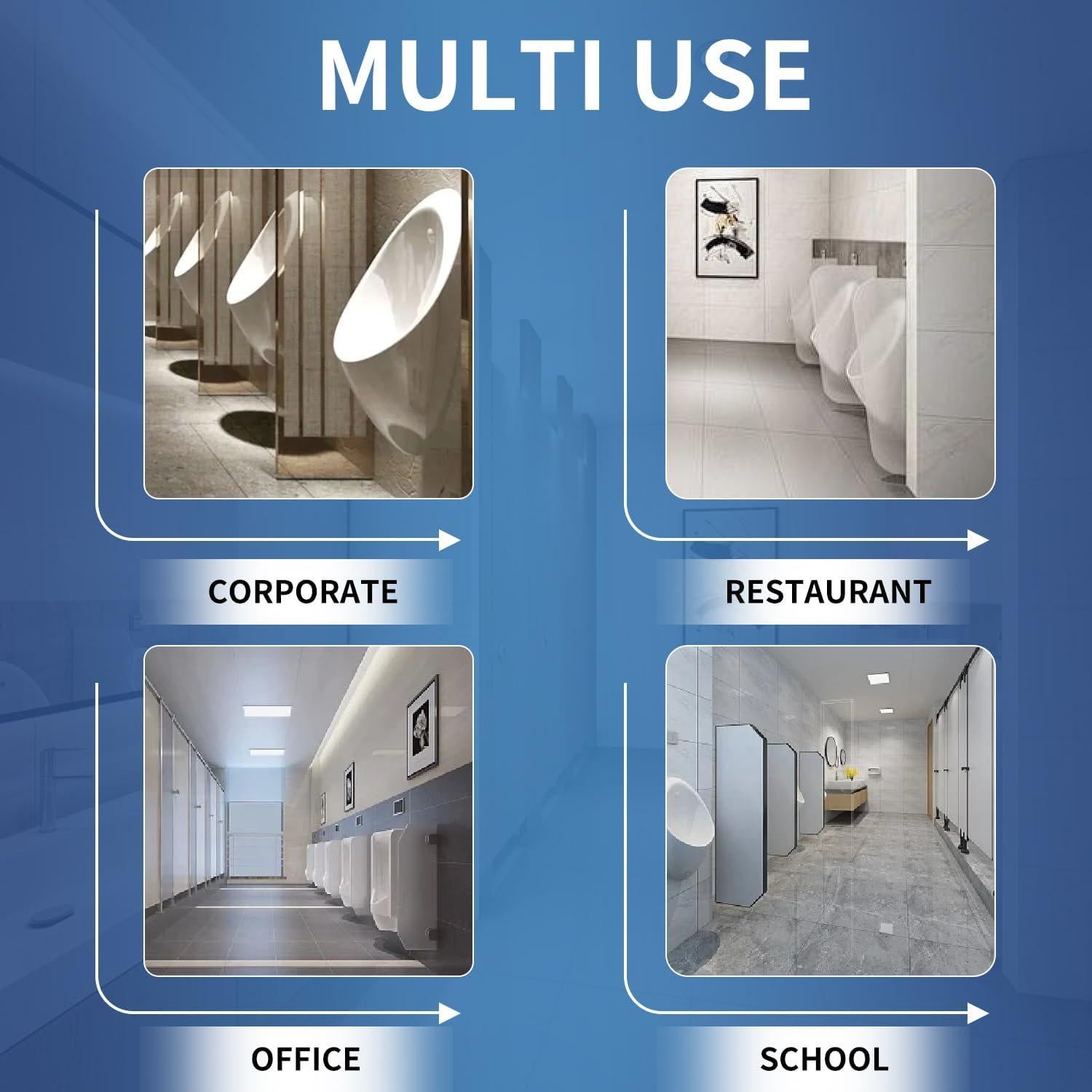 Desodorante de Pantalla de Urinal TheMadFox - Paquete 12 Unidades